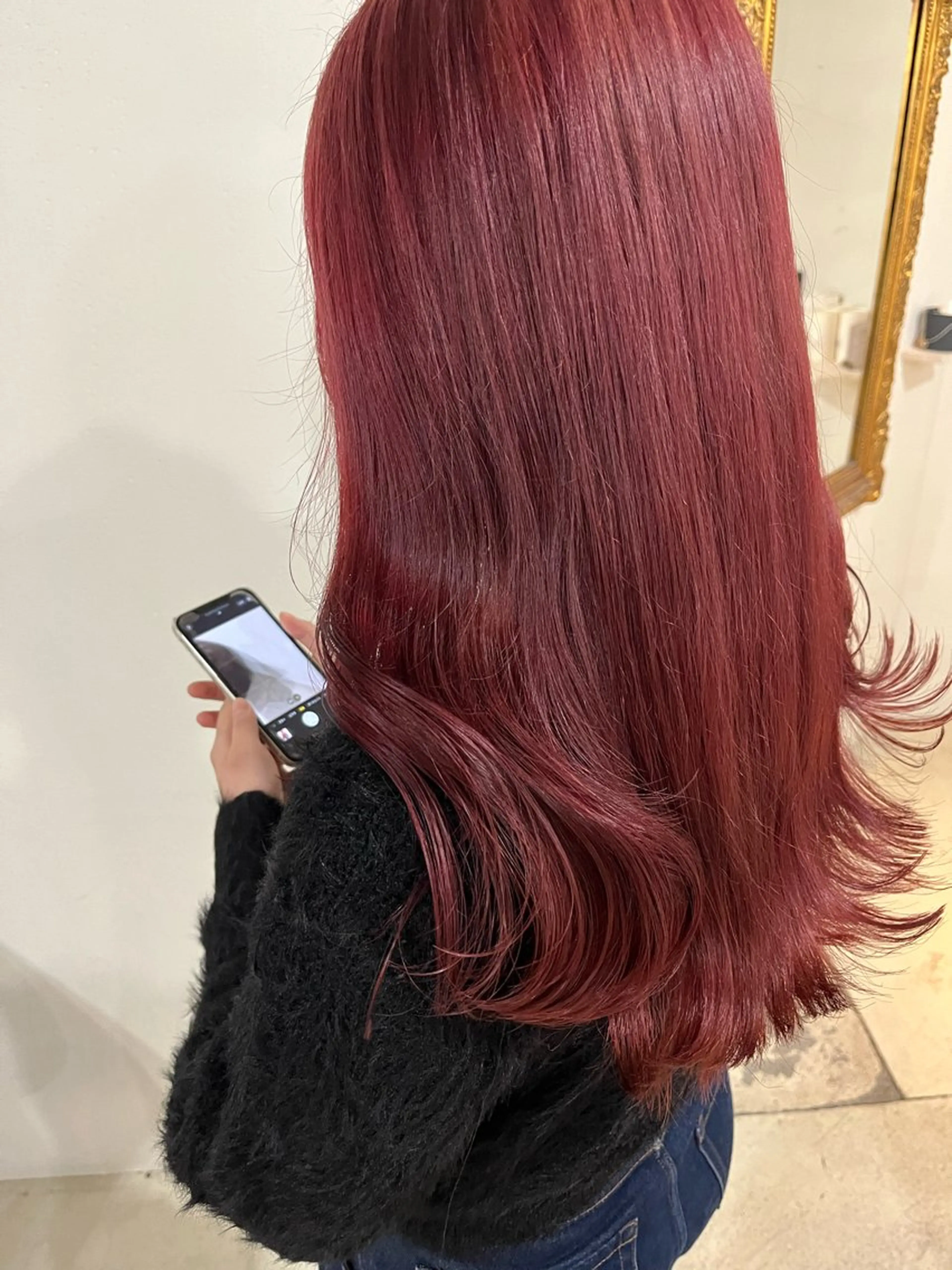 【❄️ケアブリーチ使用❄️】ダブルカラー➕キューティクル補修🦋ロング料金なし🦋の写真