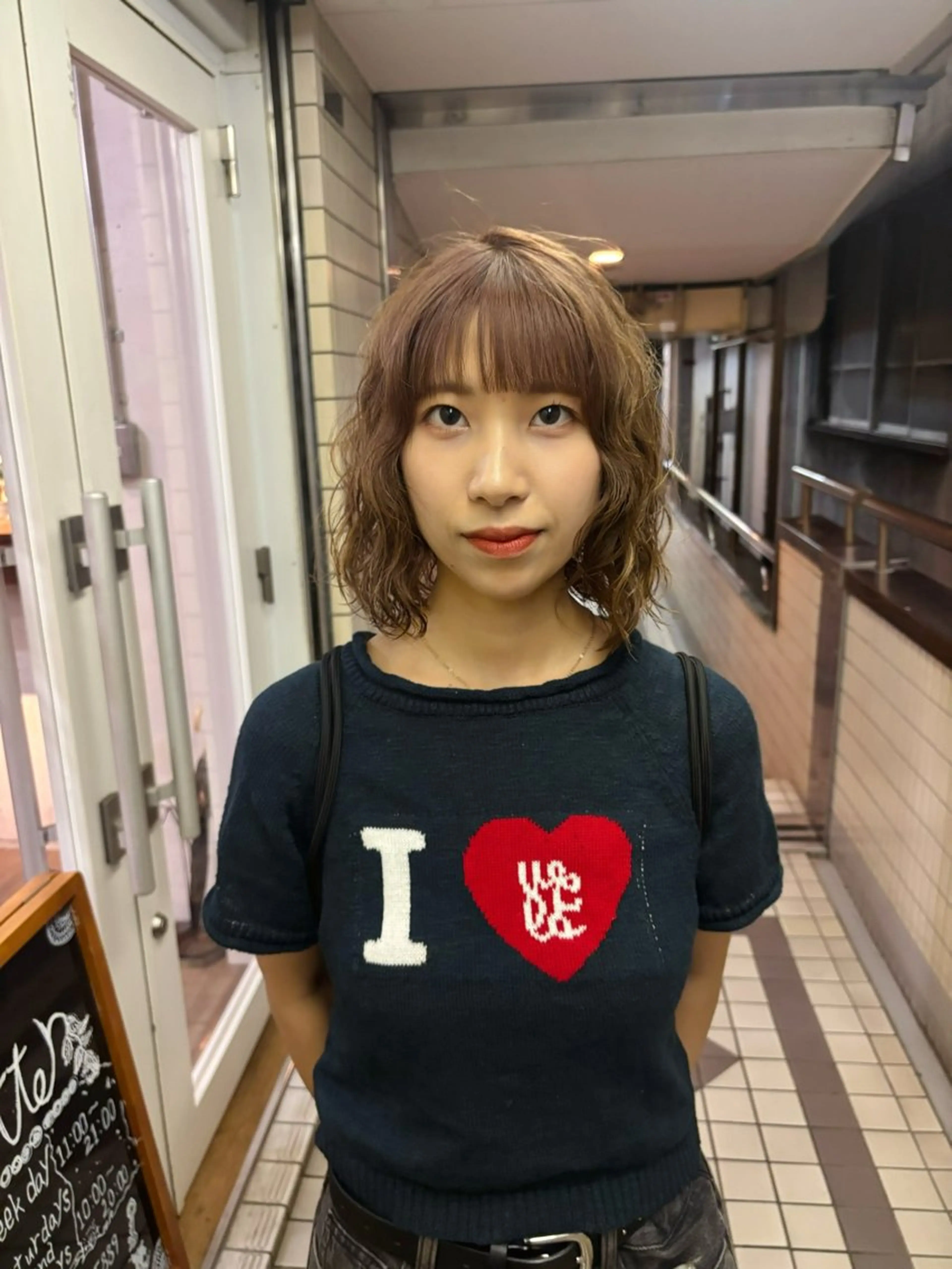 セミロング パーマ カット パーマ kaito パーマ募集！🔵のヘアスタイル