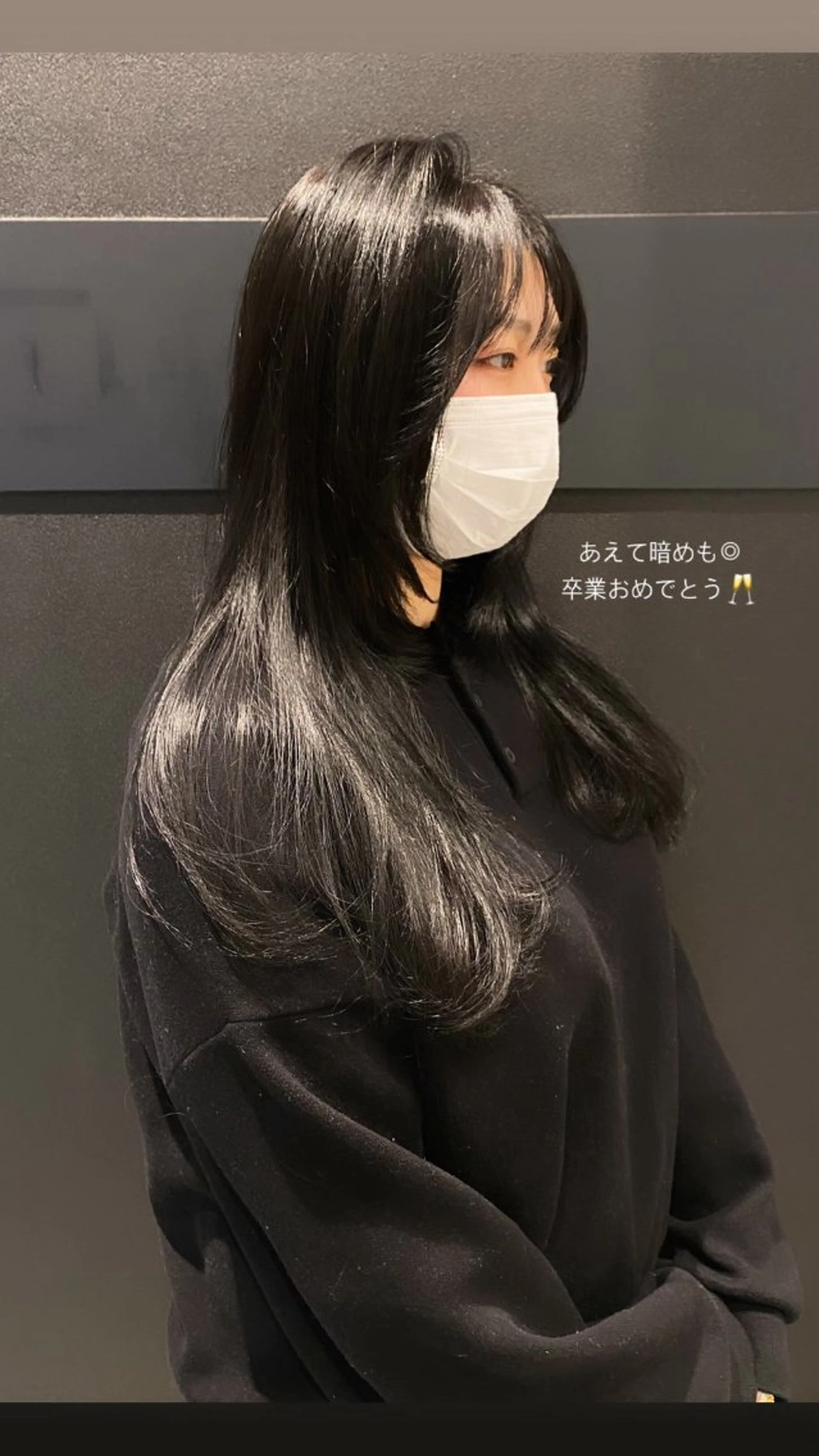 ロング カラー 卒業式のヘアスタイル カット ヘアカラー トリートメント mai / linoah˚✧のヘアスタイル