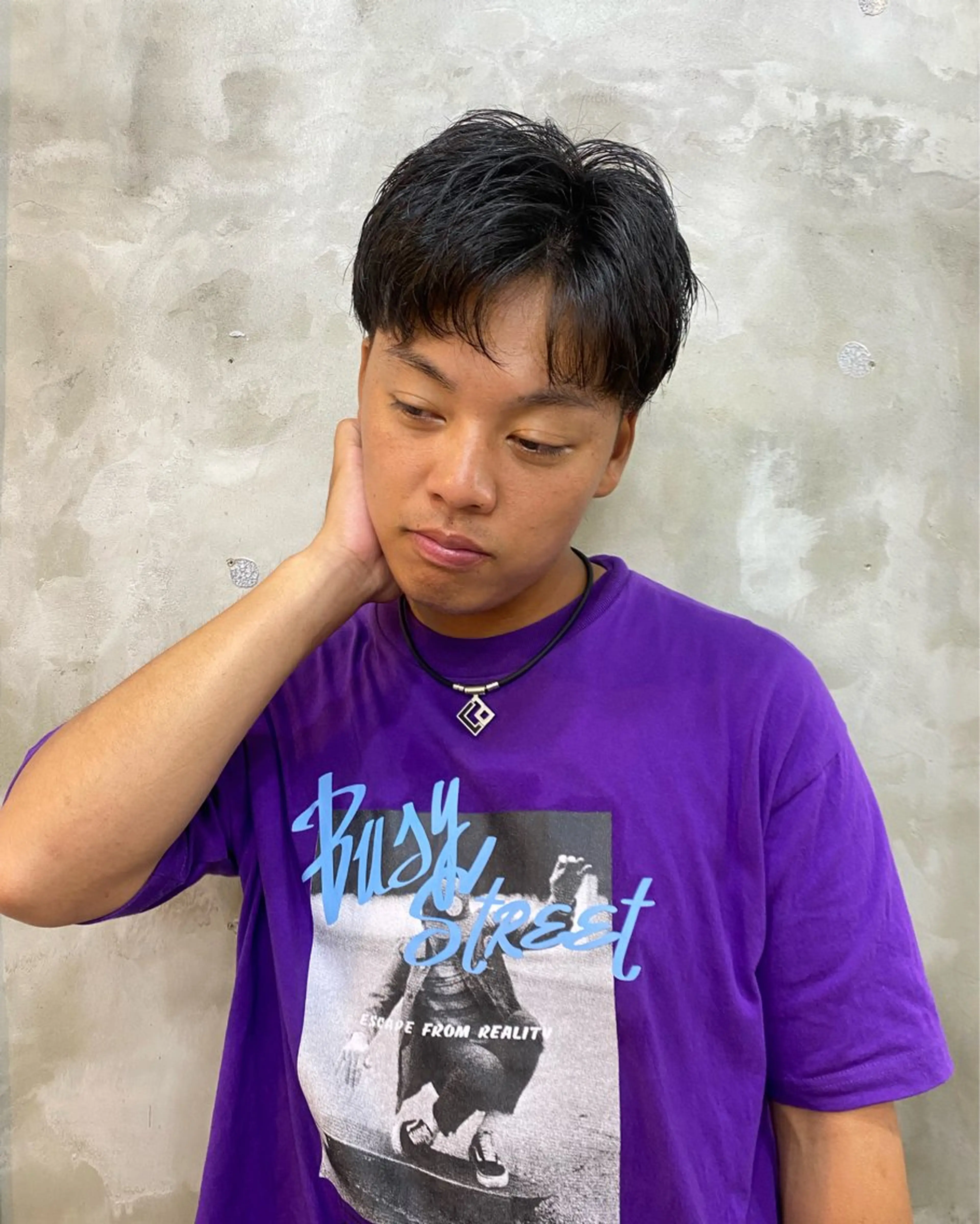 メンズ 志賀 あずみのヘアスタイル