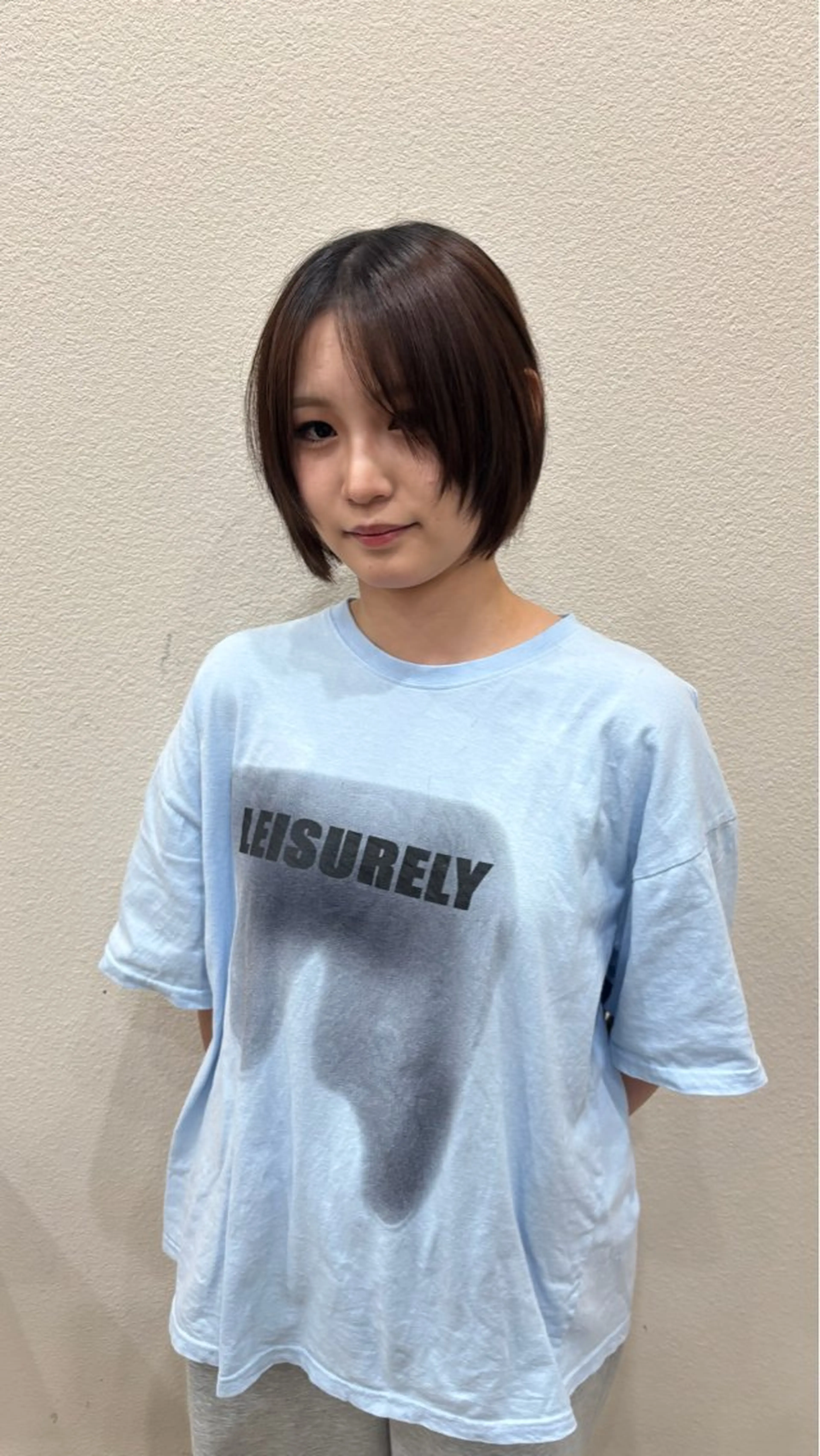 ショート ヘアアレンジ カット トリートメント 能勢 莉里花のヘアスタイル