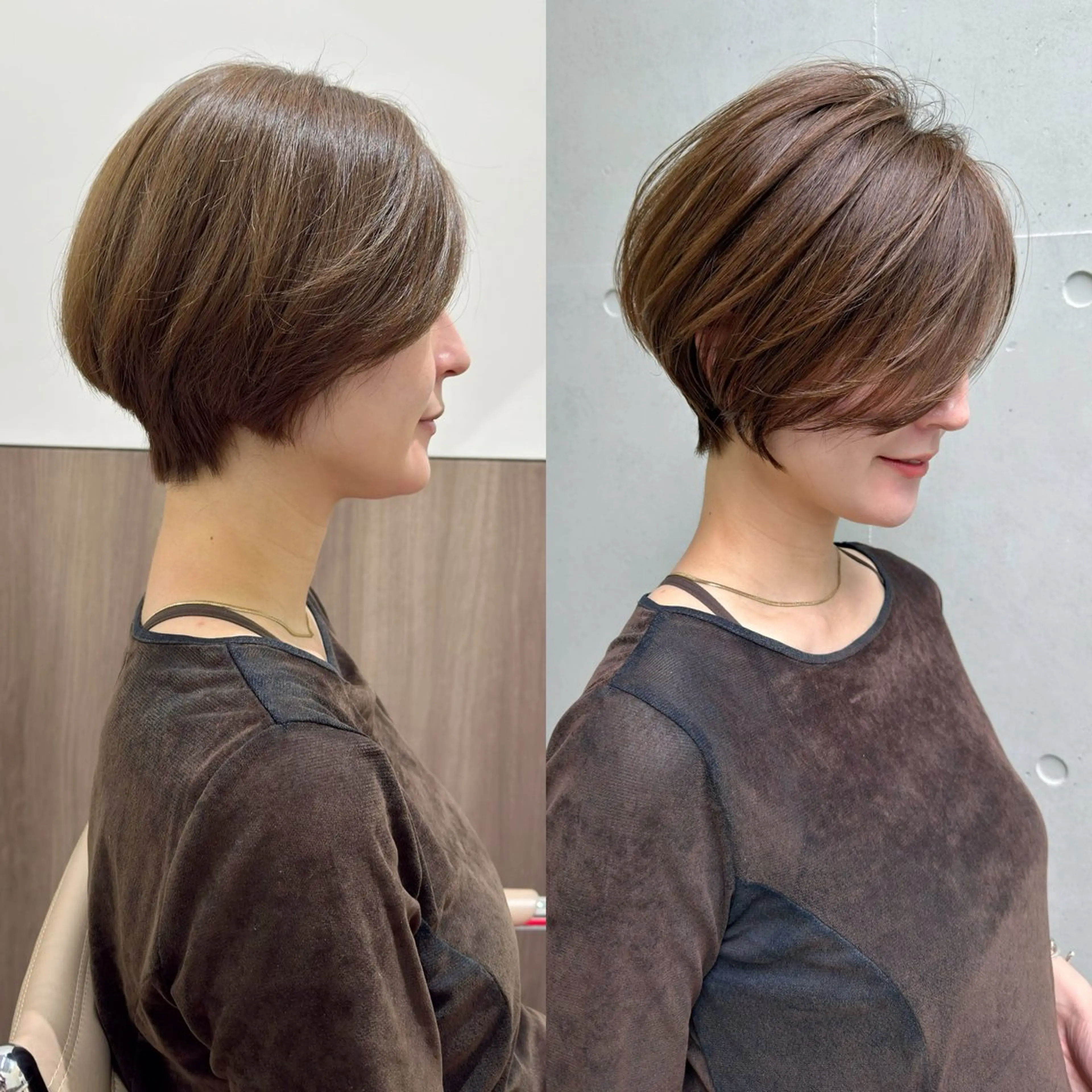 ショート ショートボブ ボブ くびれヘア ショートヘア 1日数名限定/似合わ ショート+艶カラー✨のヘアスタイル