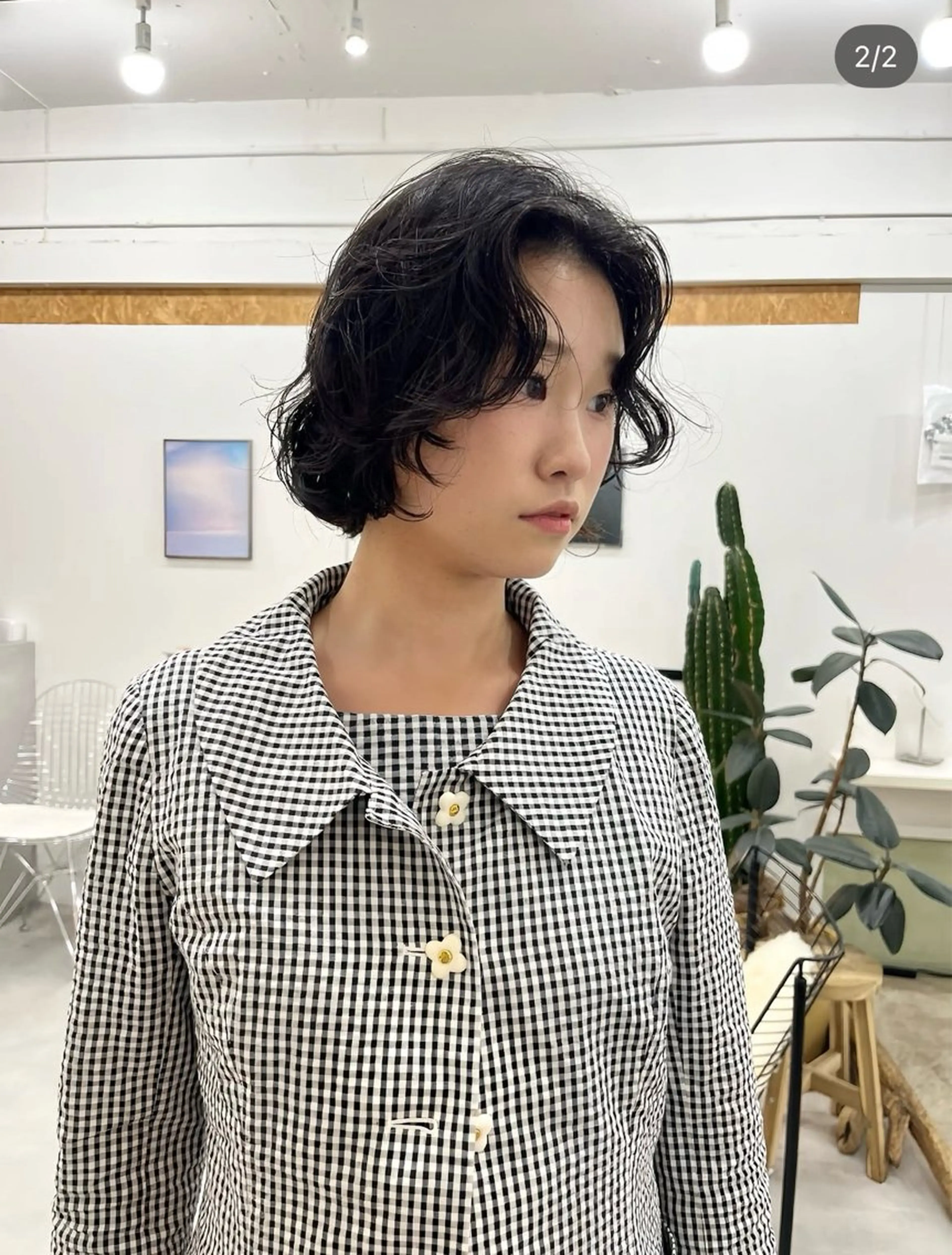 ショート ボブパーマ🥣KON コンナツミのヘアスタイル