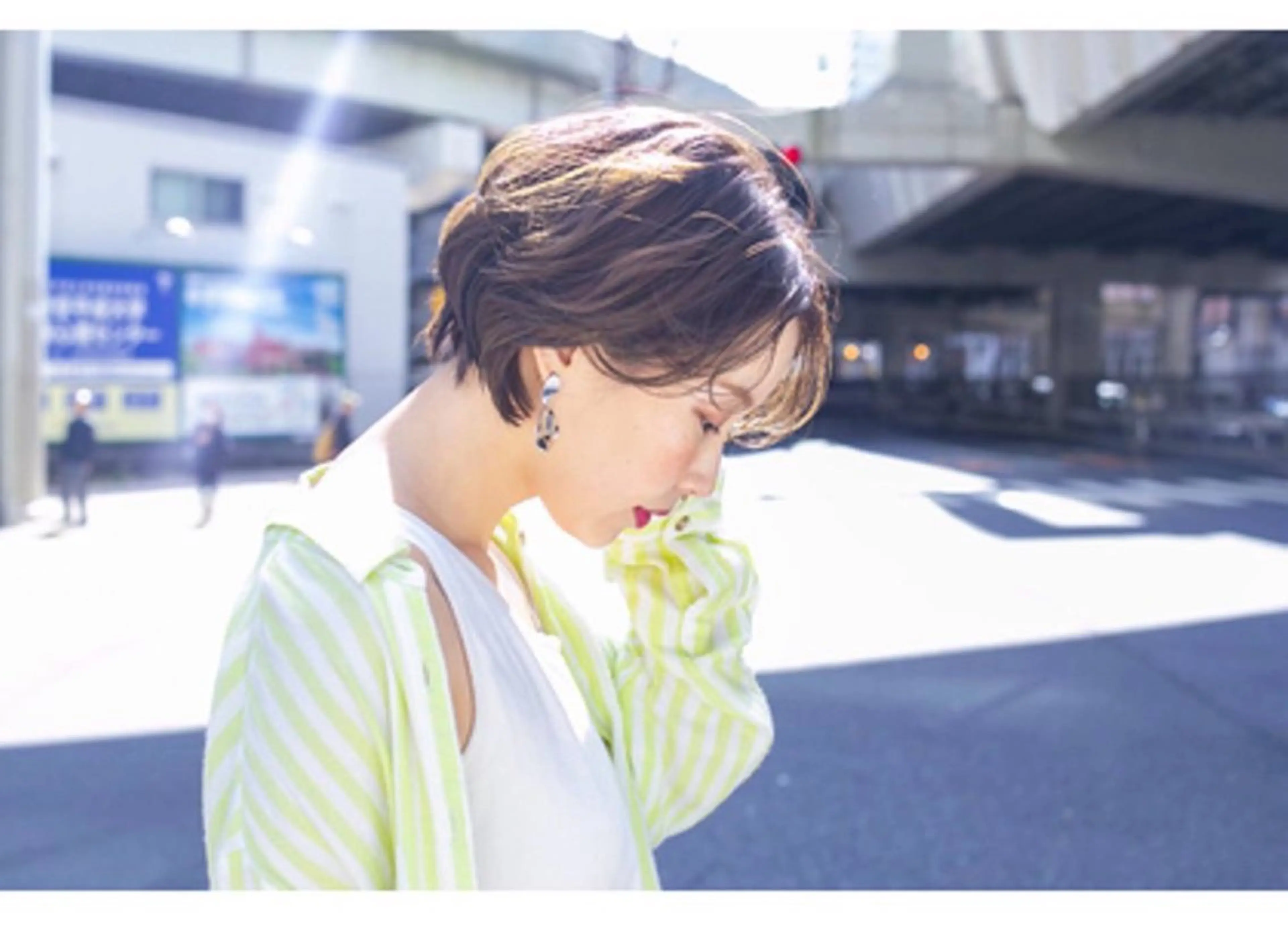 ショート カラー 具志 真理子のヘアスタイル