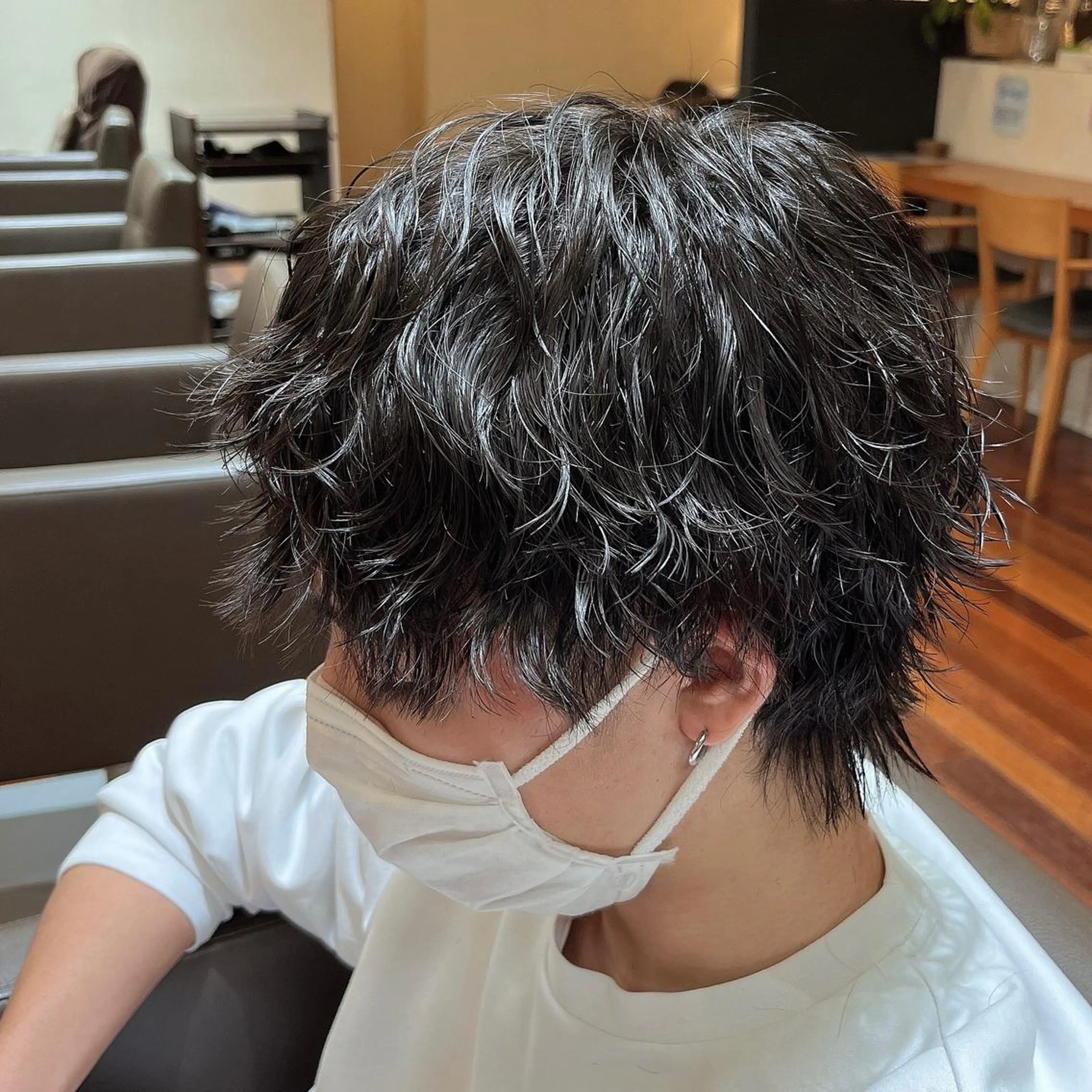 パーマ メンズ 谷野 春香のヘアスタイル