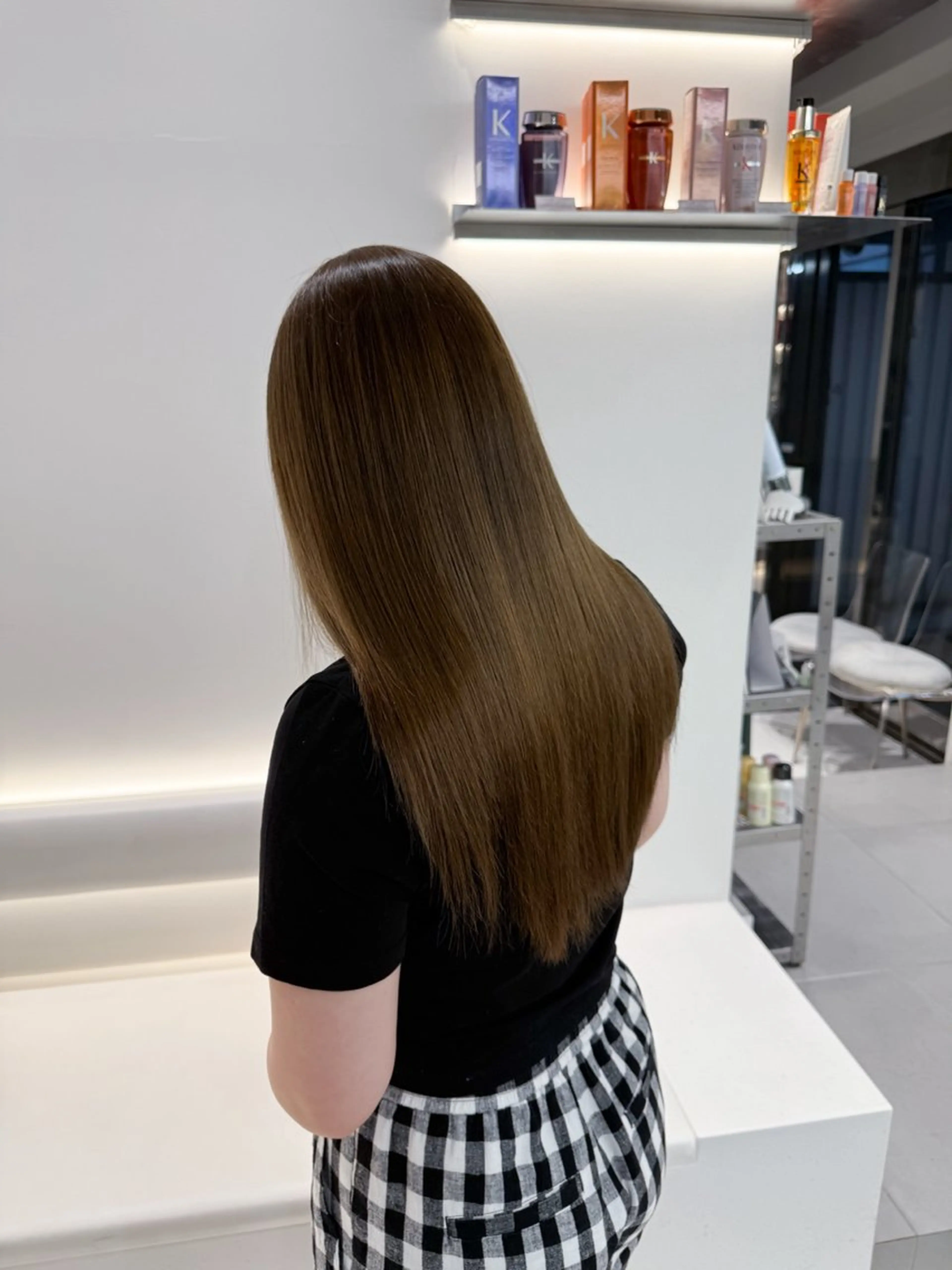 ロング カラー ブラウンカラー 透明感カラー くすみブラウン トリートメント /カラー/NAOKIのヘアスタイル