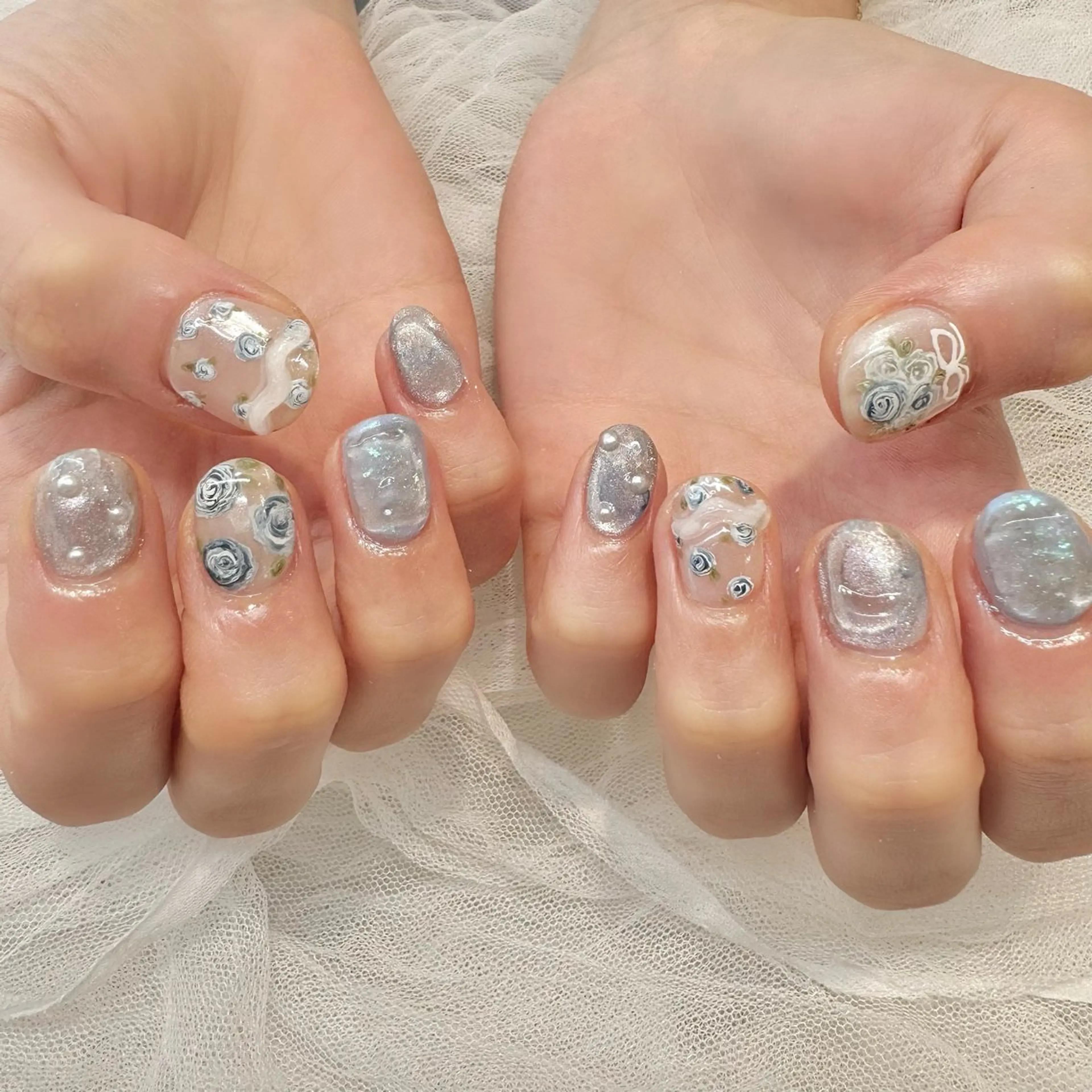 ネイル ハンドネイル 新井 ひなののネイルデザイン