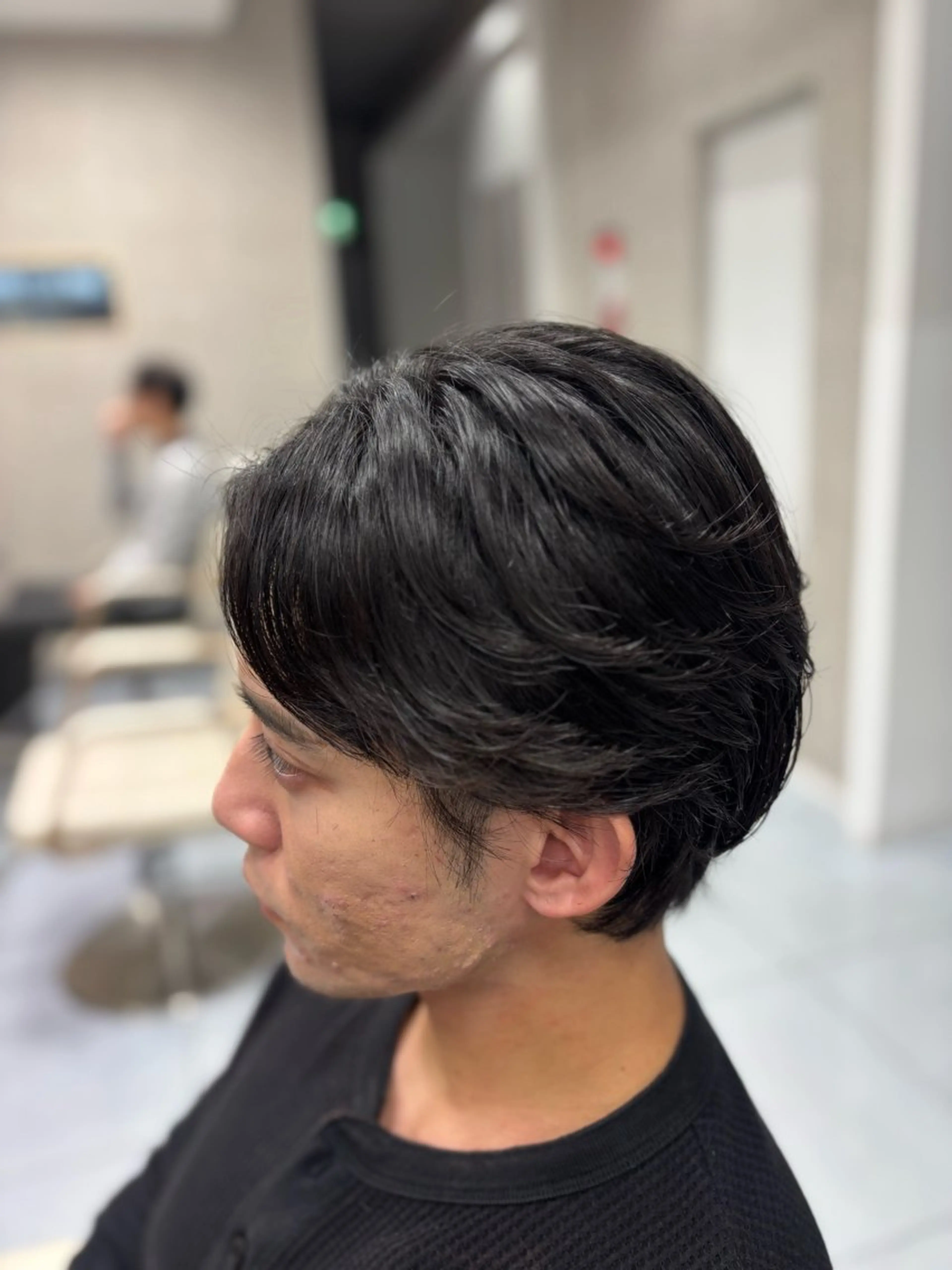 ショート パーマ メンズ カット パーマ メンズ特化韓国風 パーマスタイル/りんのヘアスタイル