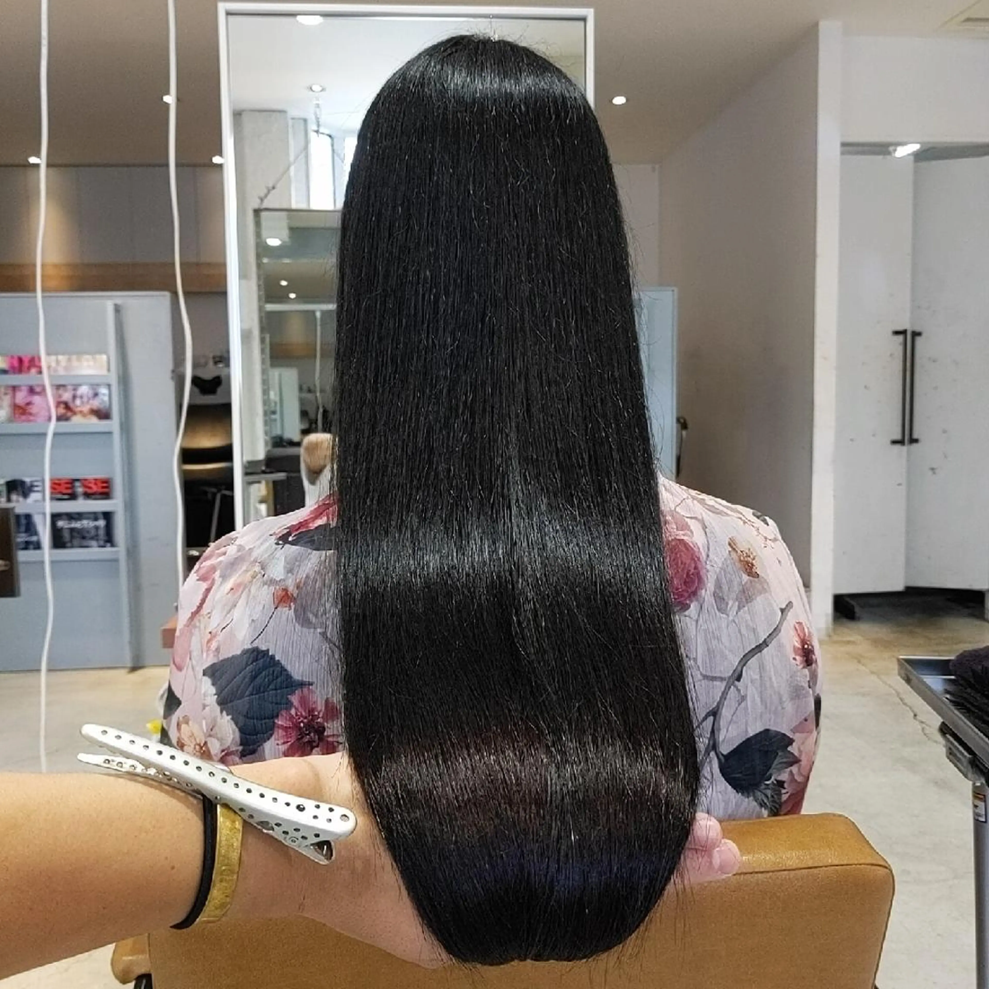 ロング 髪質改善 トリートメント トリートメント nameless髪質 改善ブリーチ心斎橋のヘアスタイル