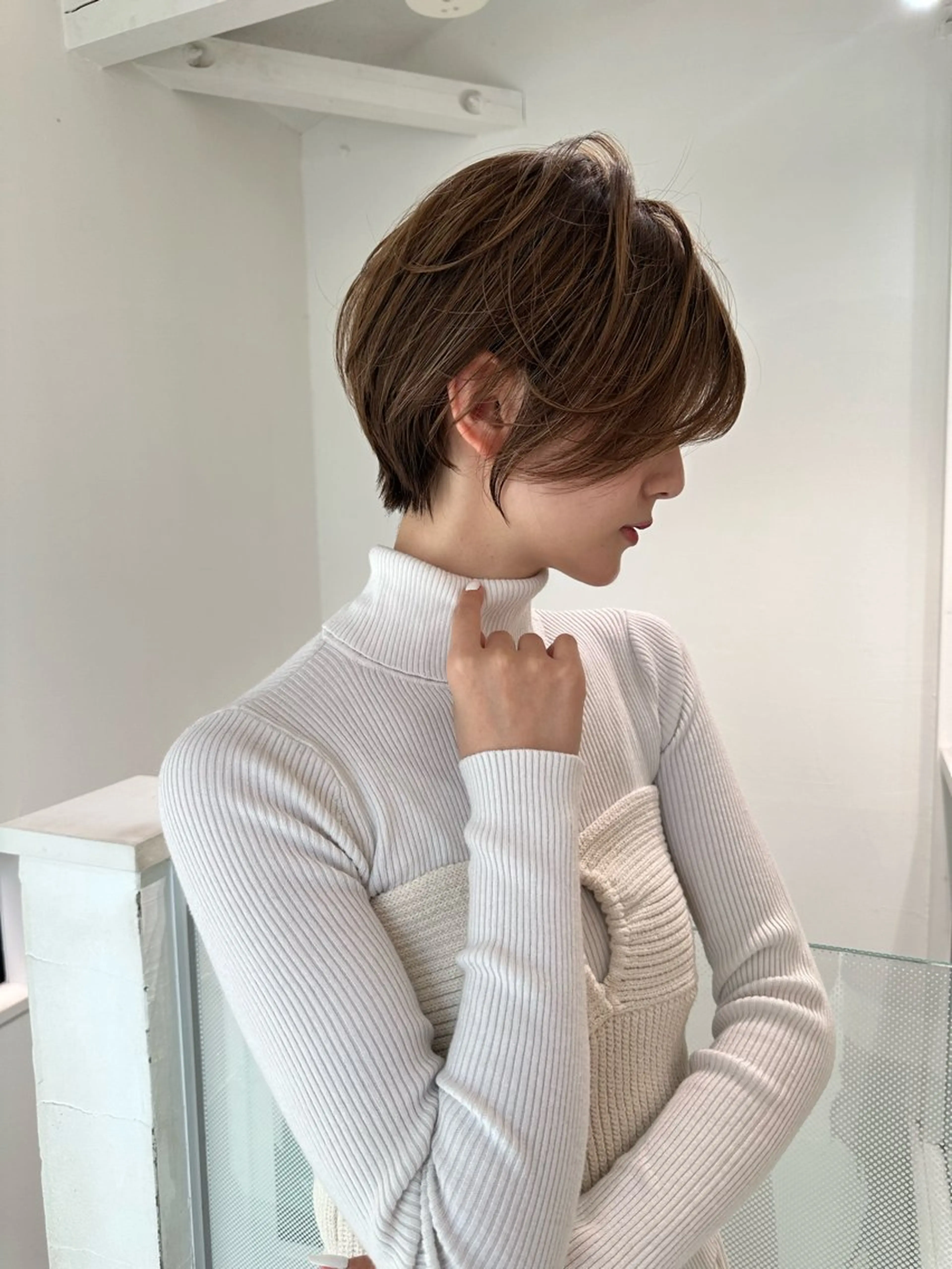 ショート ショートヘア カット ヘアカラー トリートメント ヘッドスパ taiga レイヤー /髪質改善/矯正🌈のヘアスタイル