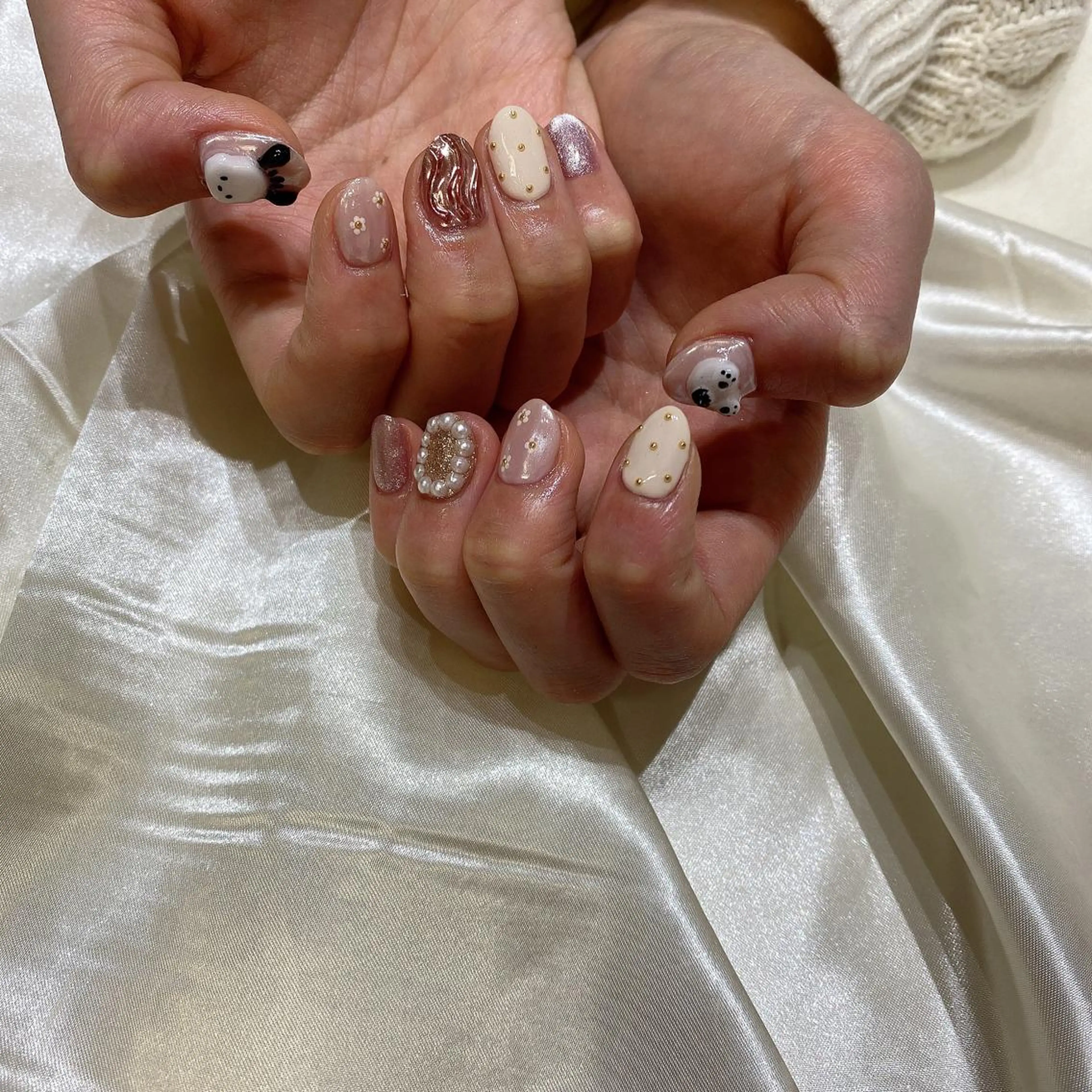 ネイル ハンドネイル 西岡 杏のネイルデザイン