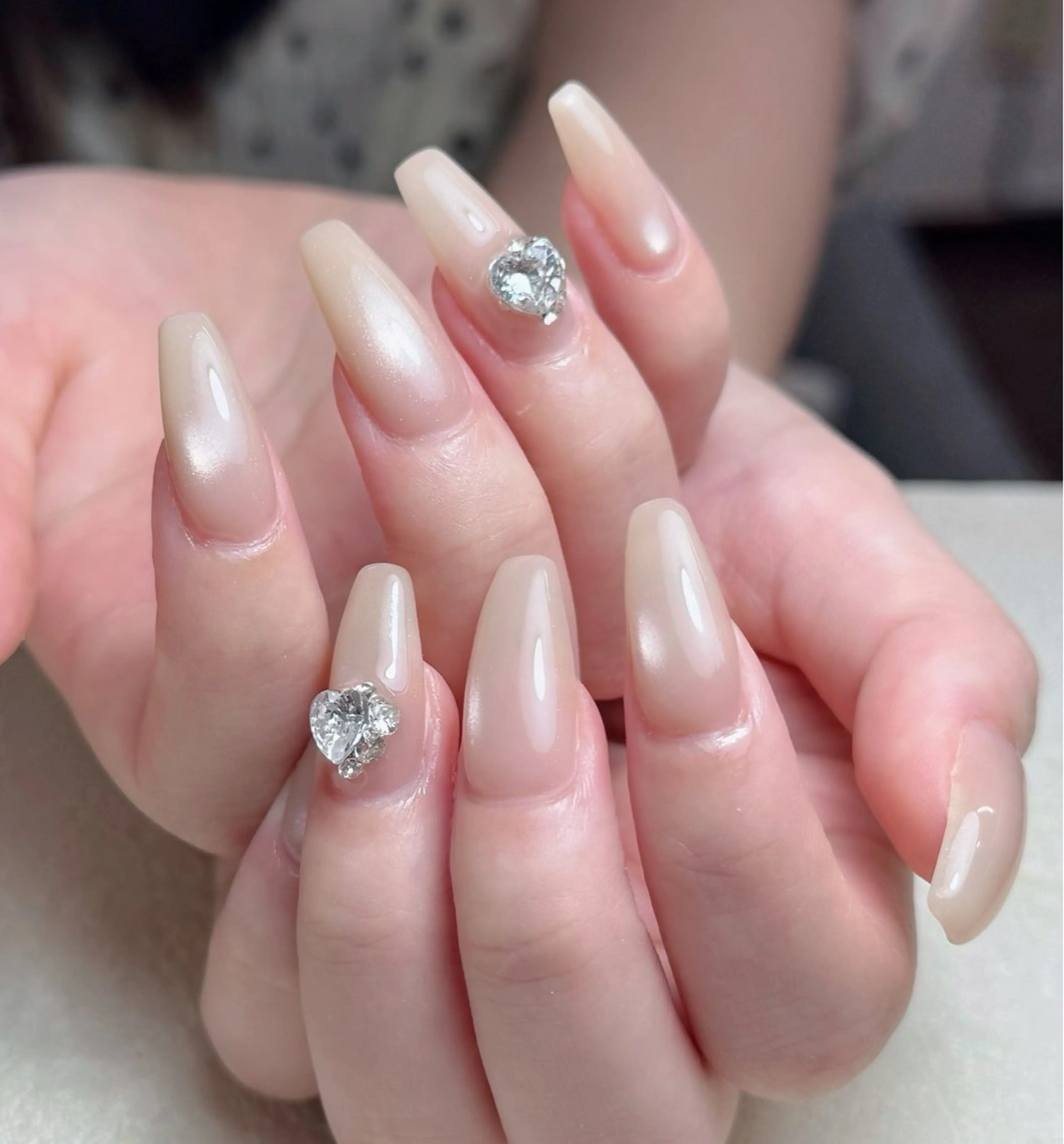 ネイル アートネイル オーロラネイル 長さ出し フットネイル フレンチネイル ハンドネイル 中野駅から2分 MEO NAILのネイルデザイン