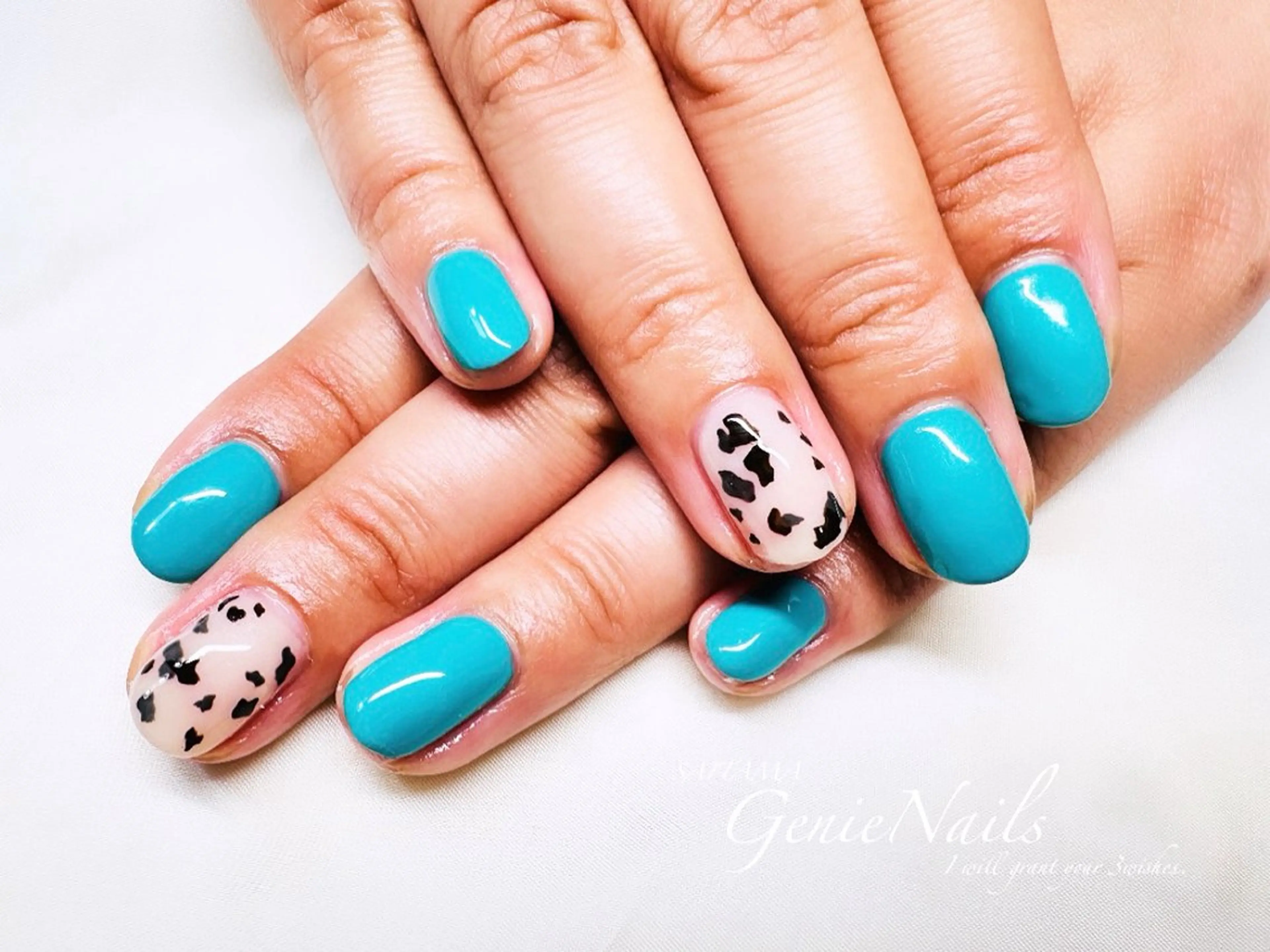 メンズ ネイル アートネイル 長さ出し ロングネイル 持ち込み ニュアンスネイル Genie Nailsのネイルデザイン
