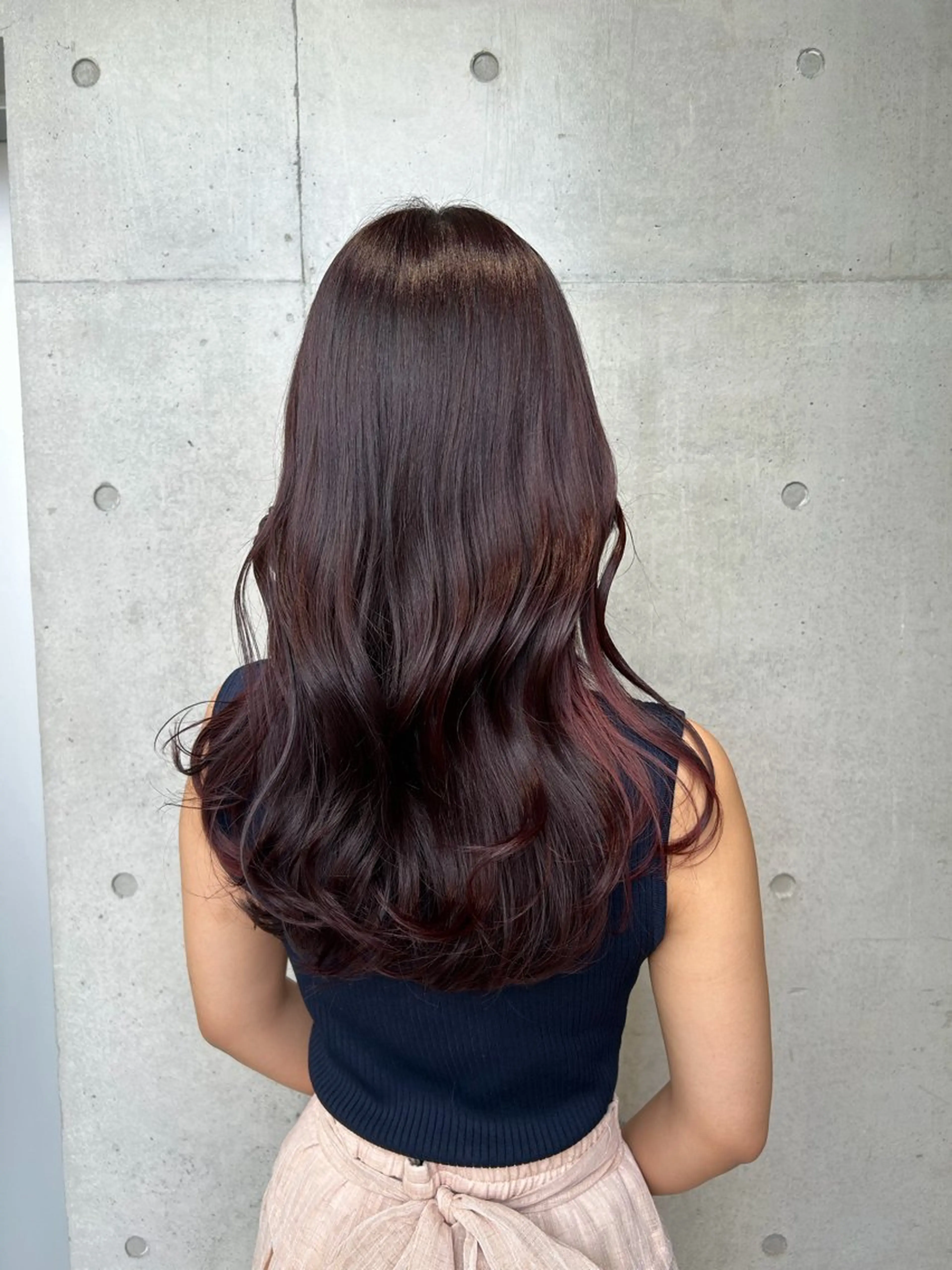 ロング カラー ヘアアレンジ カット ヘアカラー トリートメント ボブ艶モテカラー🫧 カリンのヘアスタイル