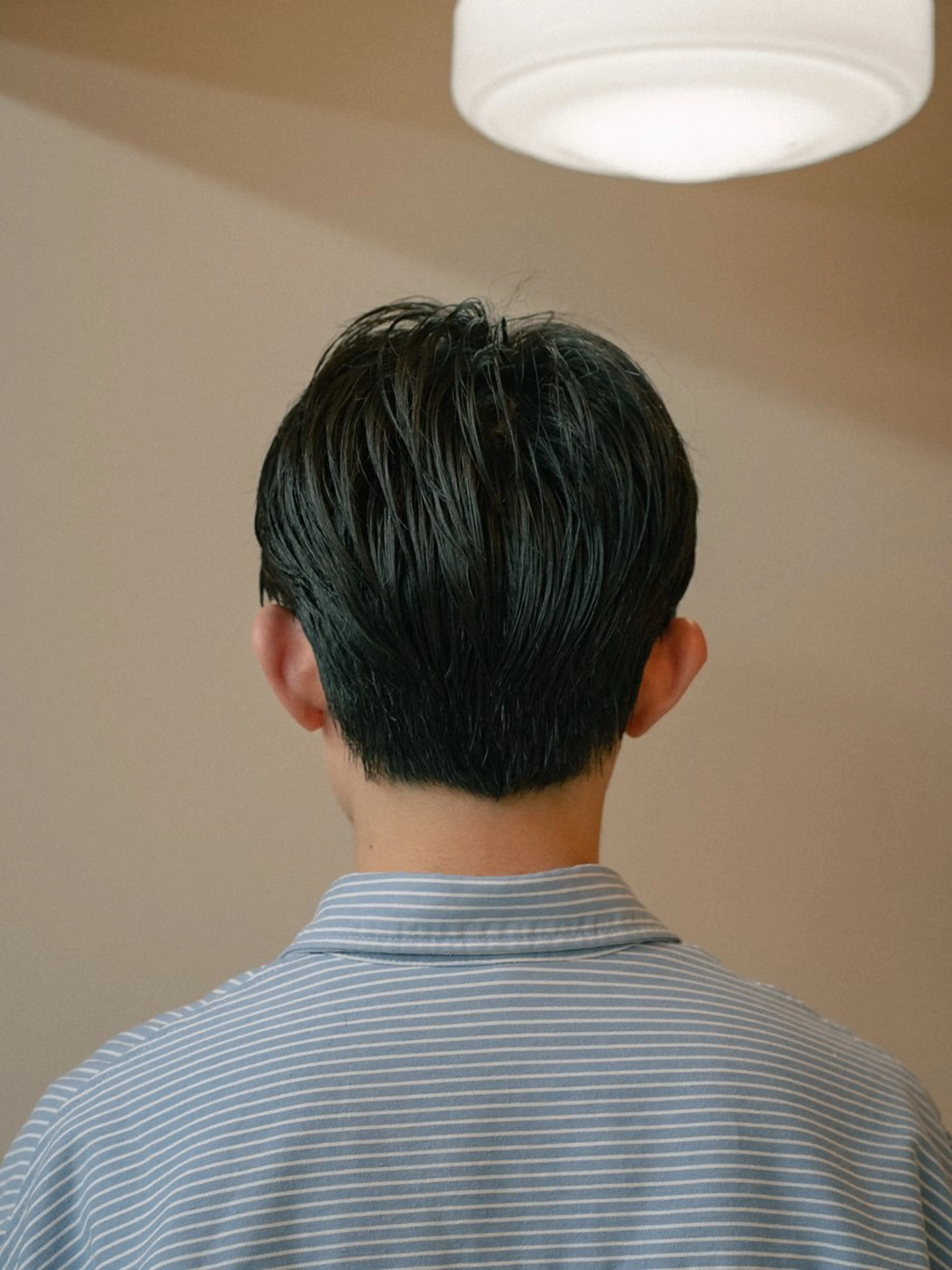 ショート カラー パーマ メンズ センターパート ショートヘア カット 🔗メンズサロン🔗 Kieのヘアスタイル