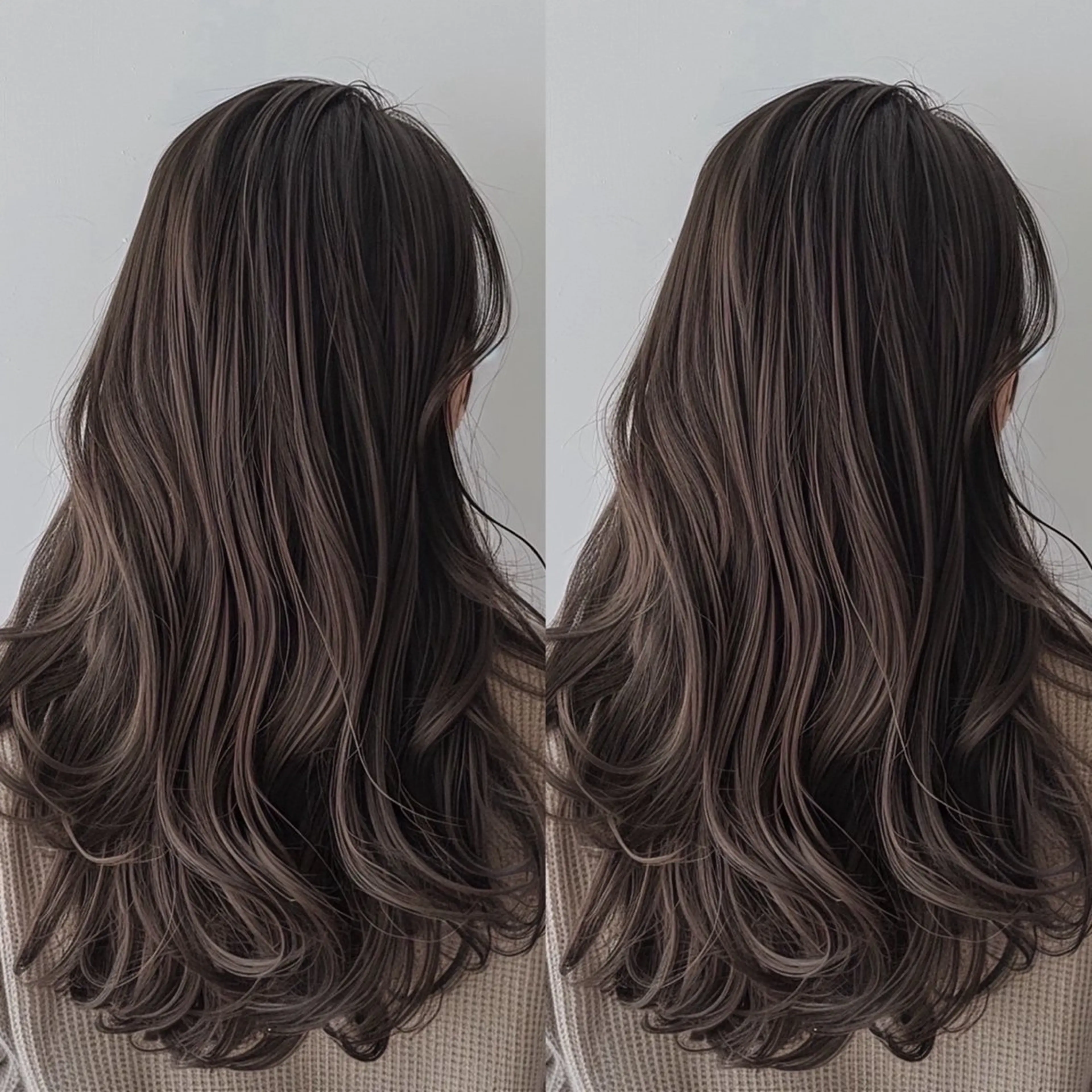 ロング カラー ヘアカラー ブリーチなしWカラー 超特化/YURAのヘアスタイル