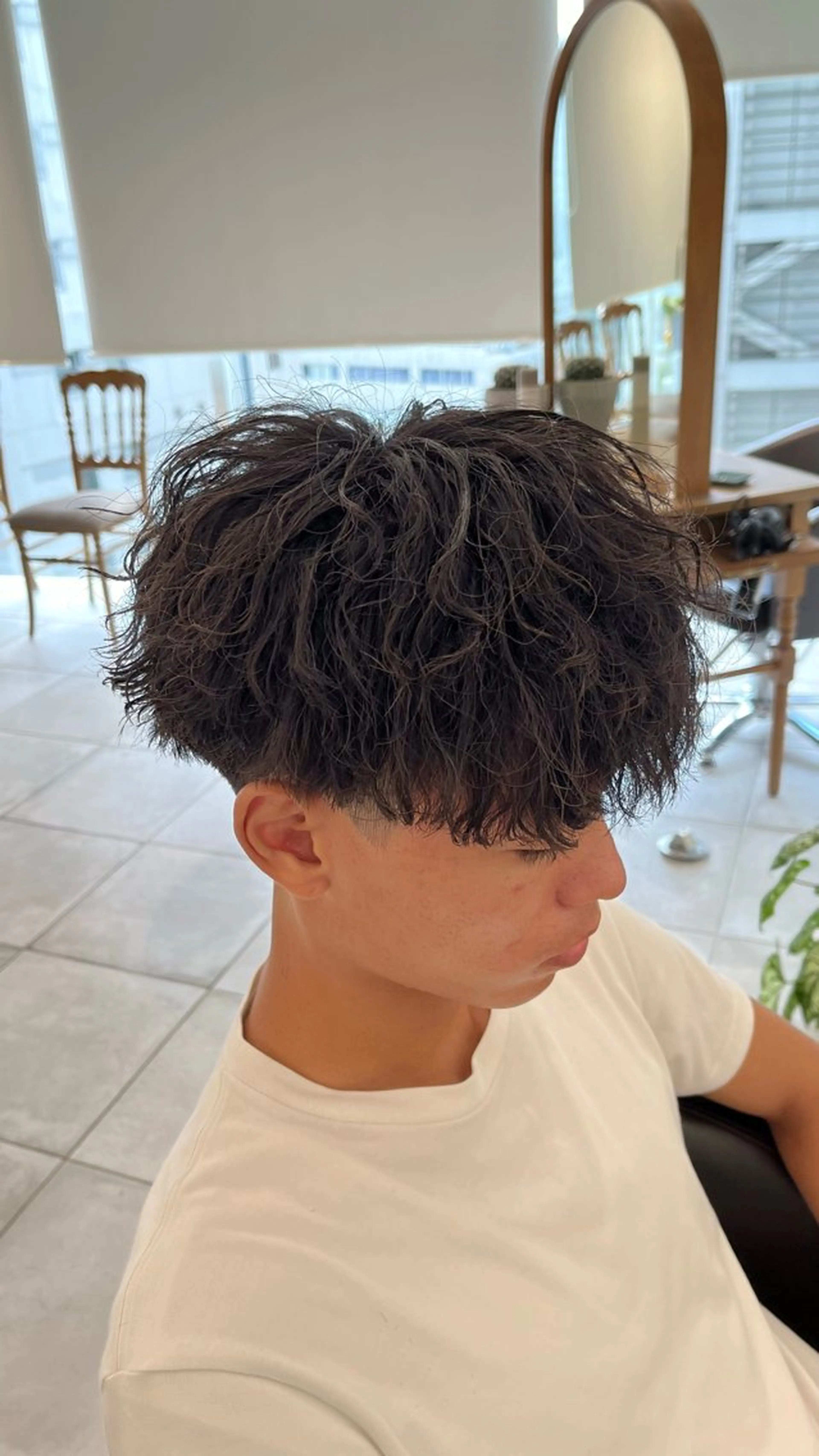 ショート パーマ メンズ 🏆メンズヘア特化 🥇代表りんぺーのヘアスタイル