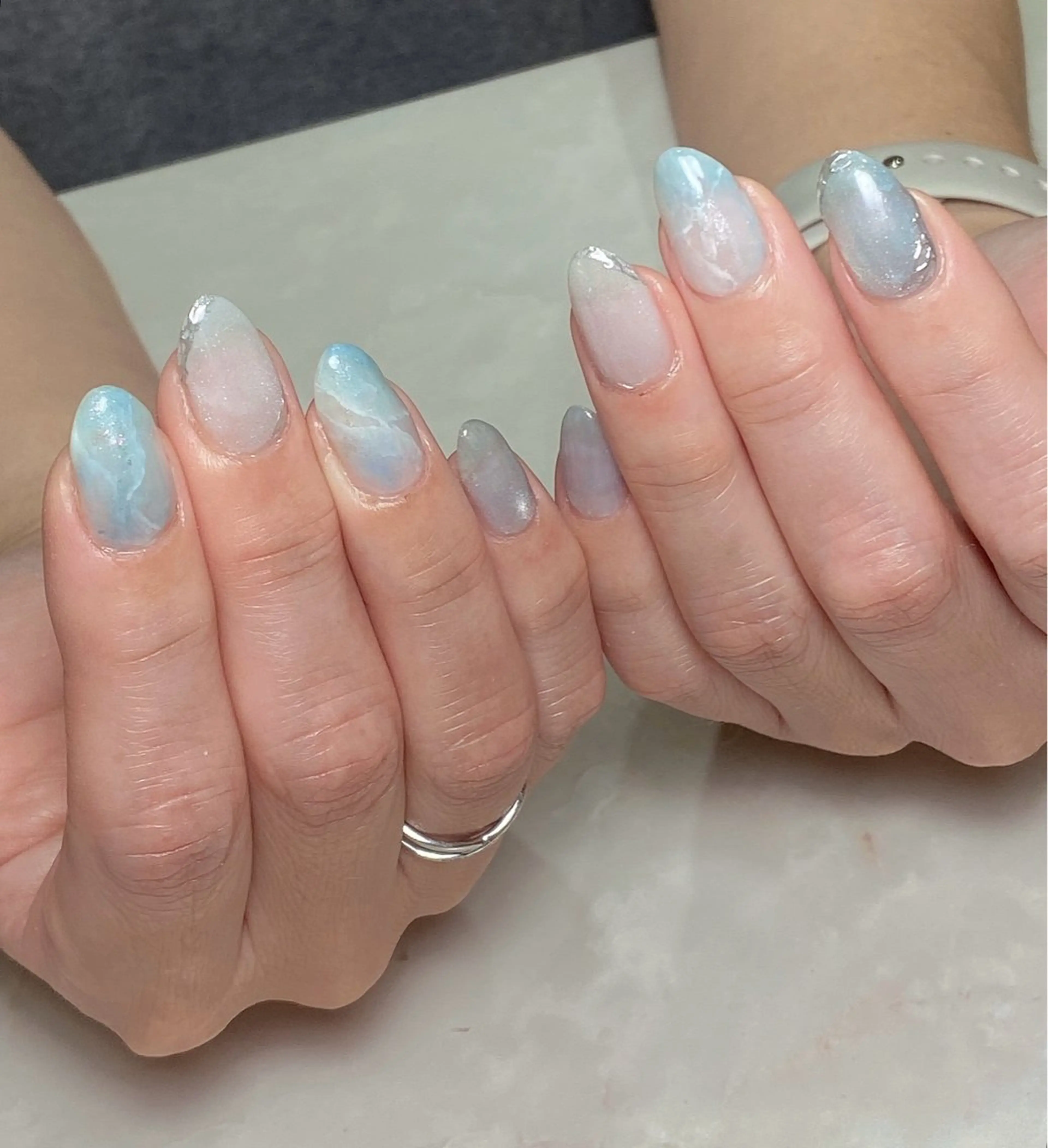 ネイル ニュアンスネイル シンプルネイル ｉｎｇ .のネイルデザイン