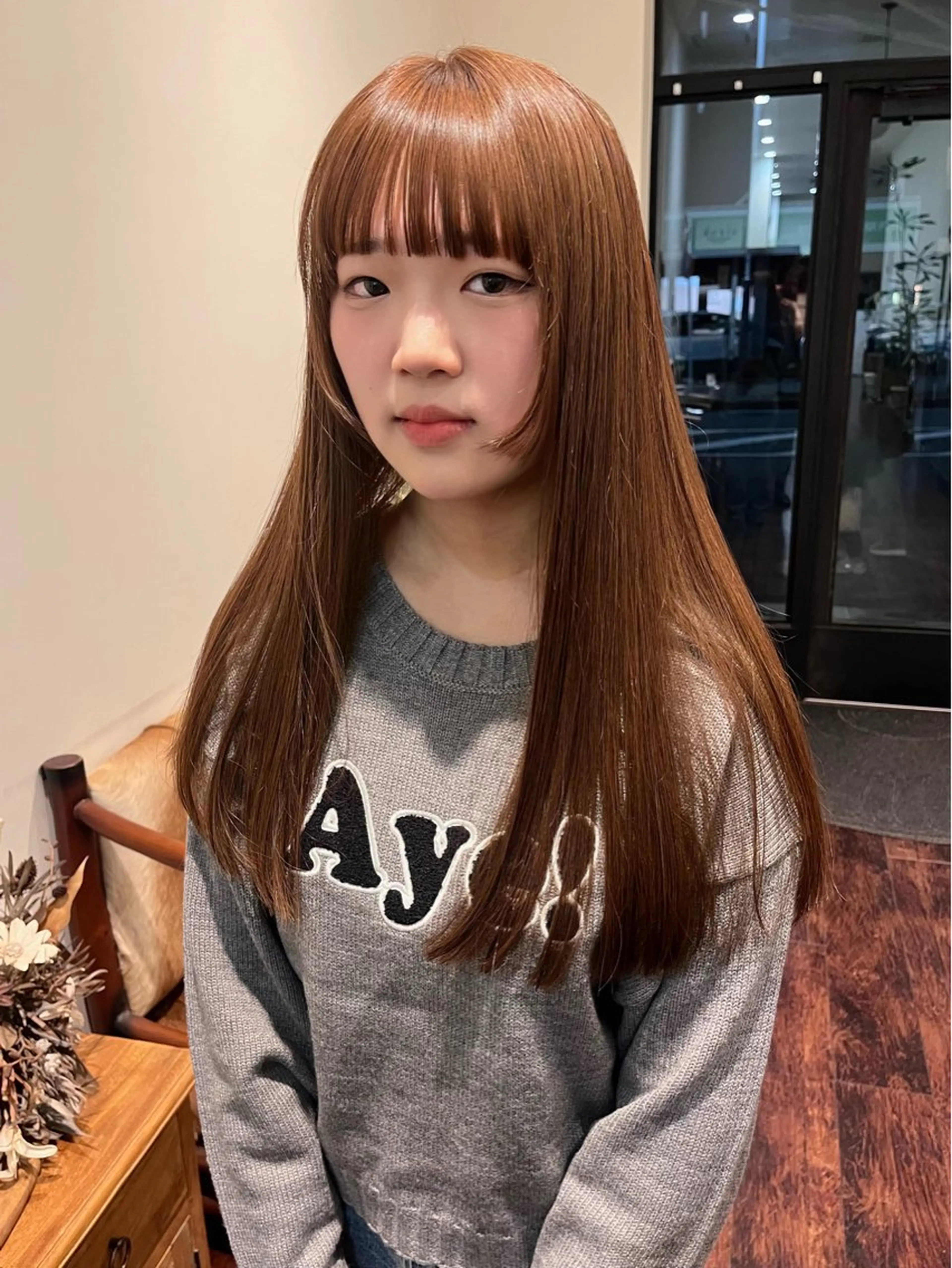 ロング ヘアカラー sizuk natsukiのヘアスタイル