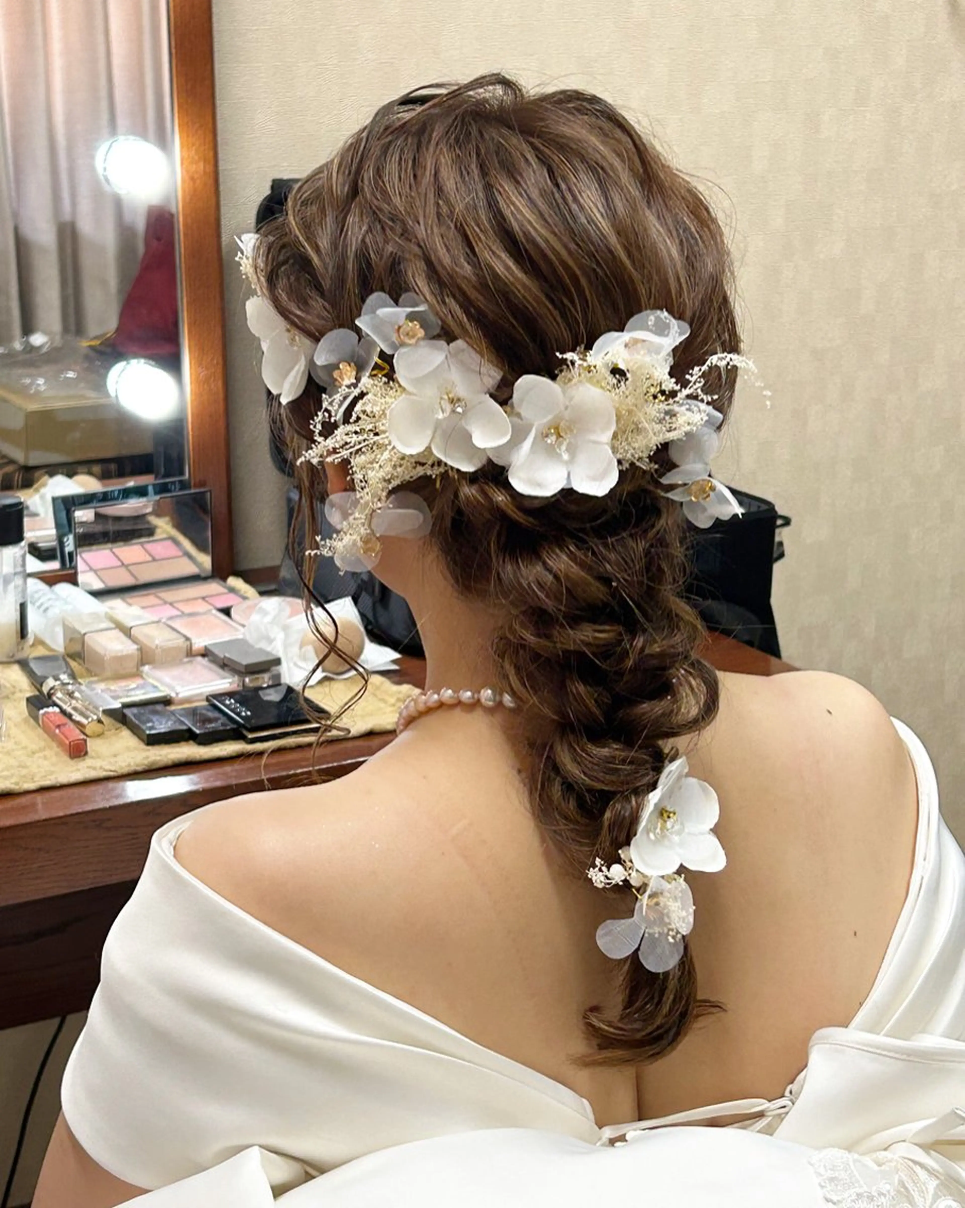 ヘアアレンジ ヘアセット make room Blissのヘアスタイル