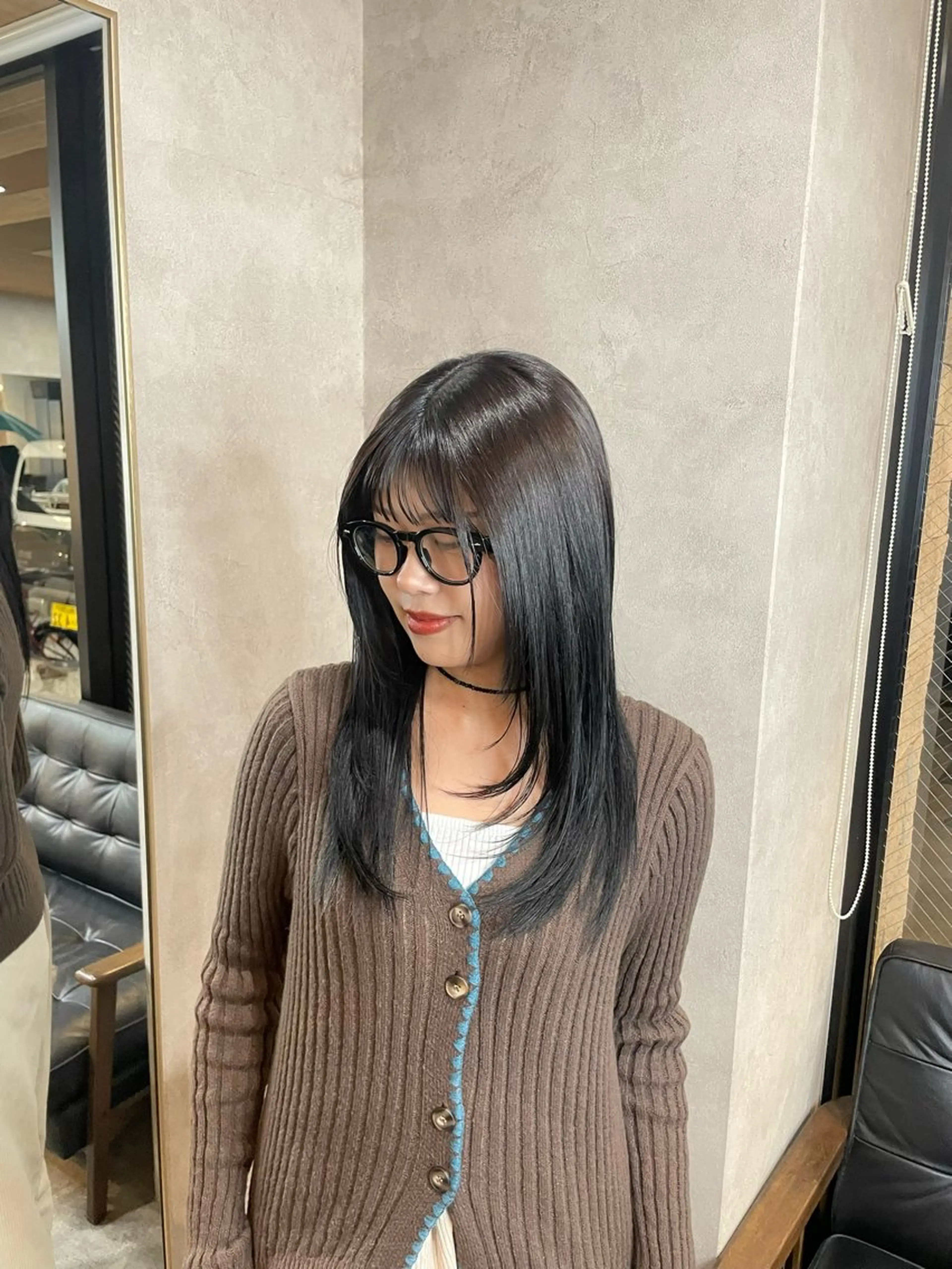 セミロング カット ヘアカラー トリートメント RIENSリエンス / ゆき 🎀のヘアスタイル