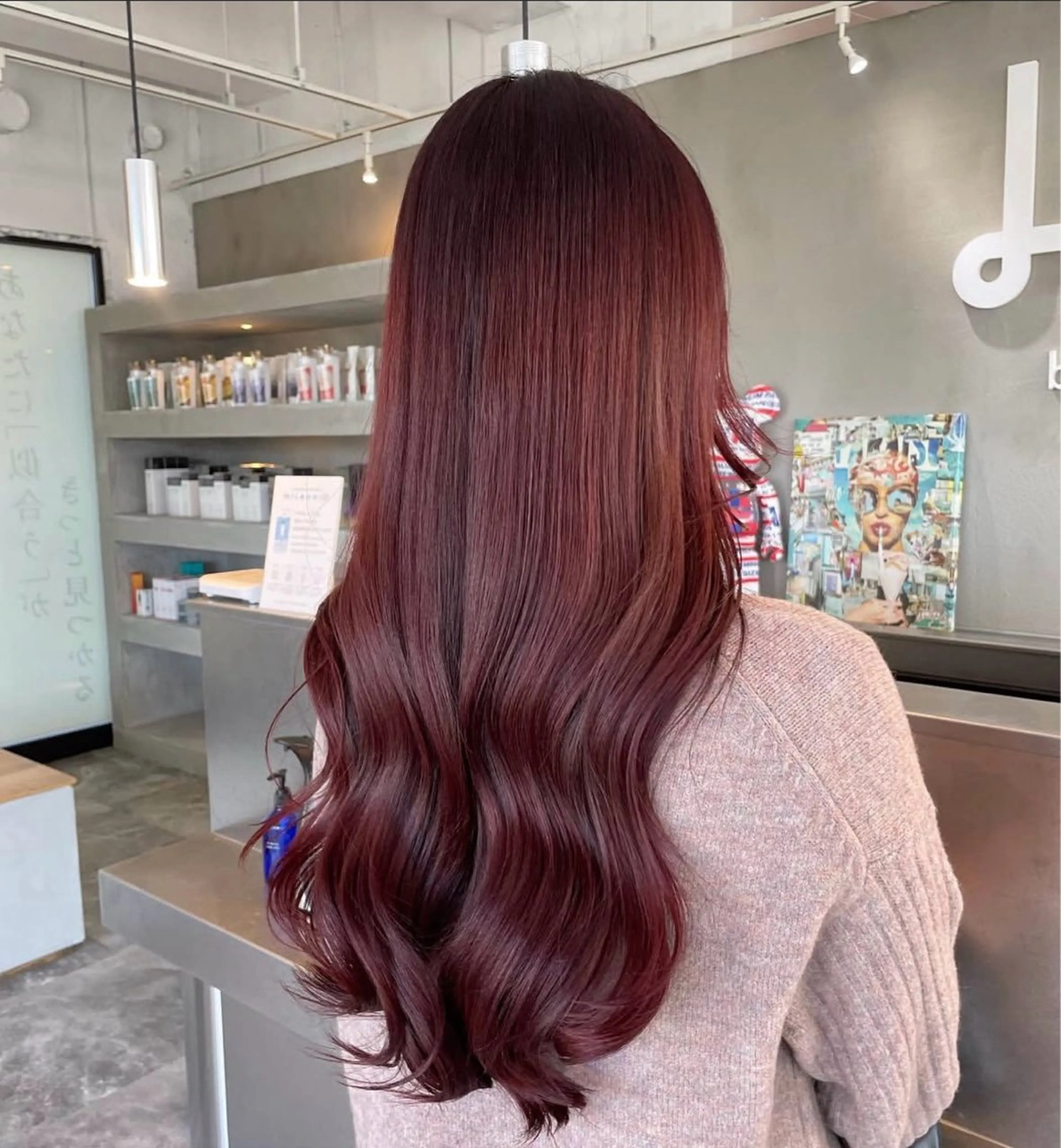 セミロング カラー ヘアカラー ブリーチカラー特化 ✨️永井諒のヘアスタイル