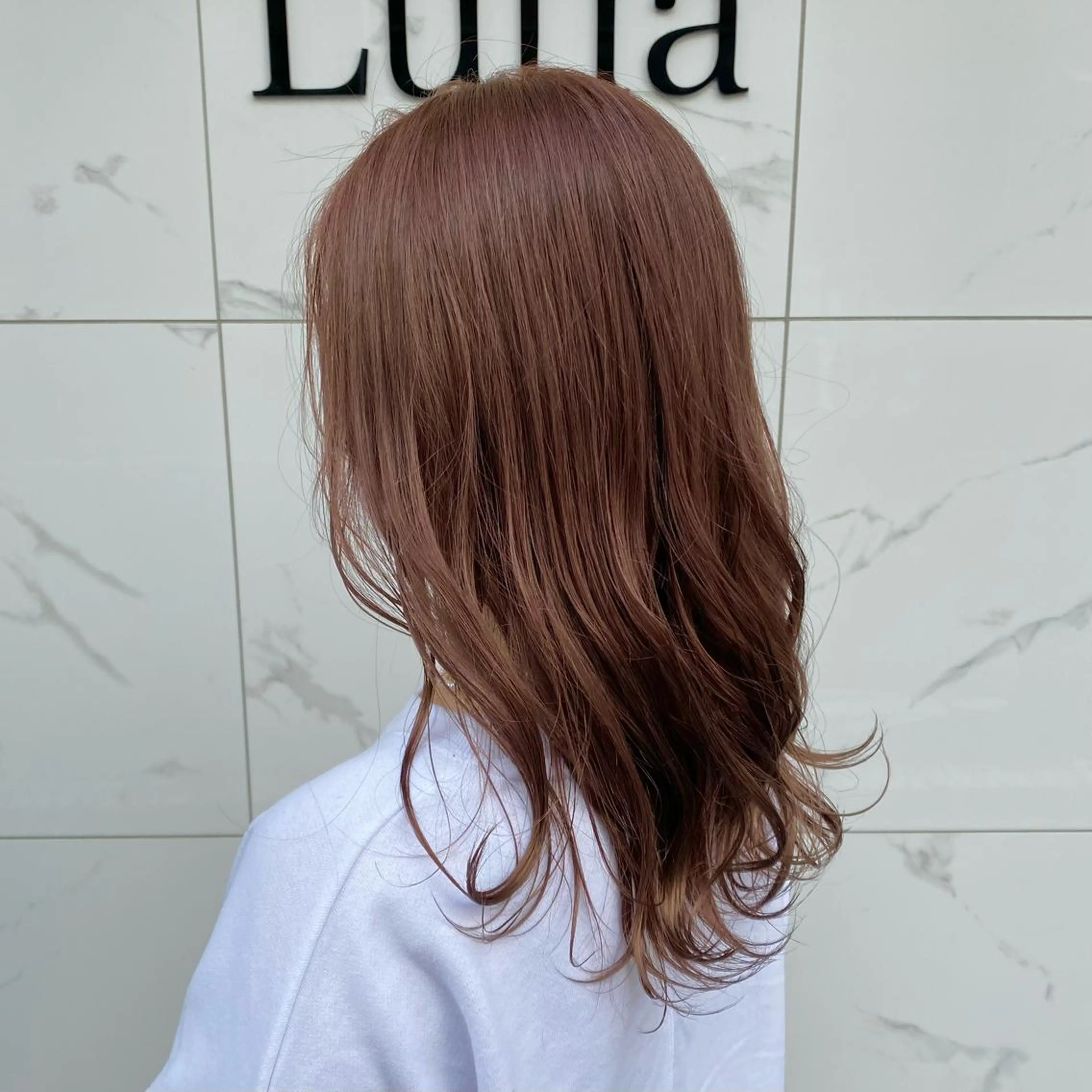 ミディアム カラー ブラウンカラー 増子 祐太朗のヘアスタイル