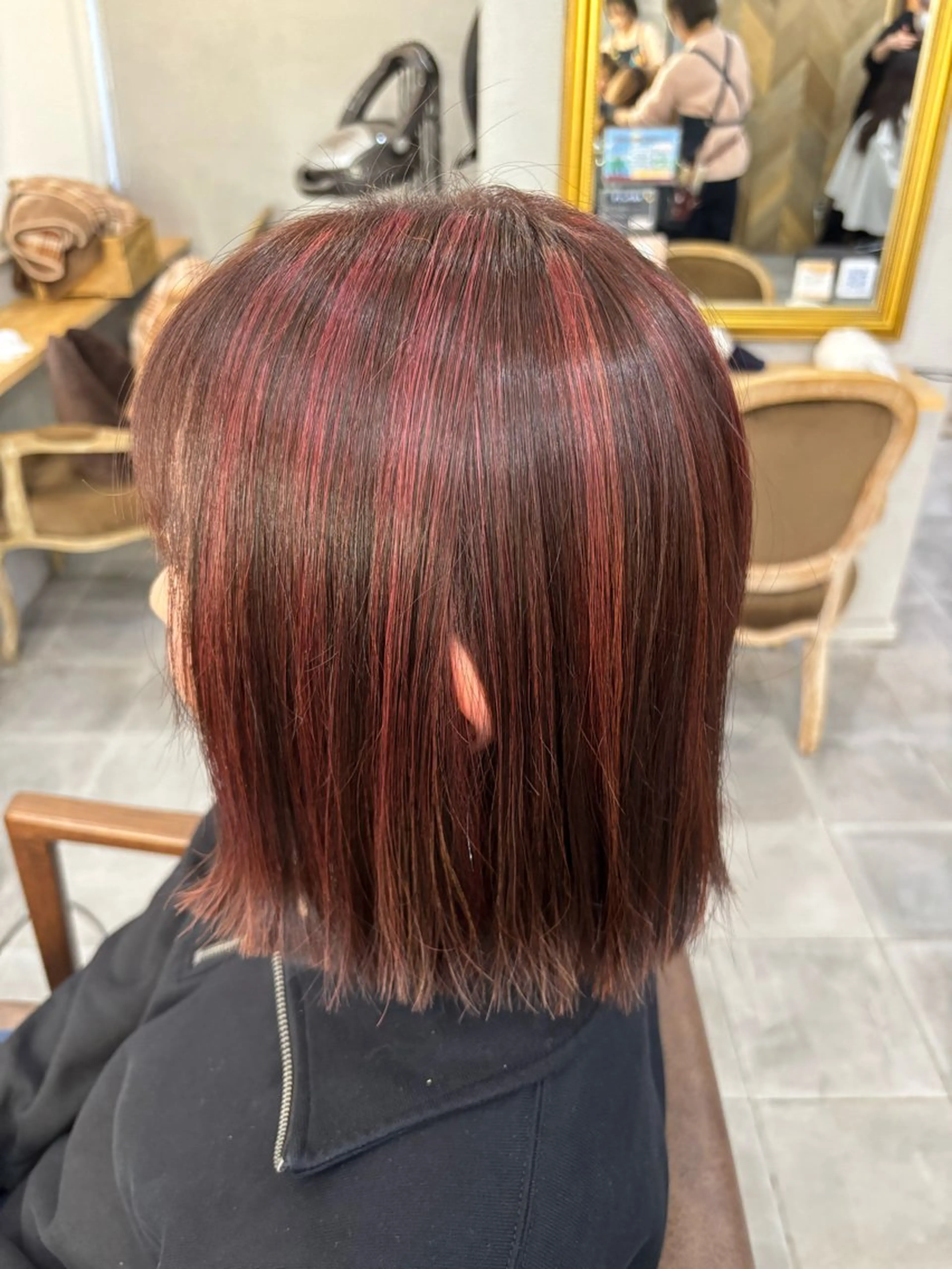 ミディアム カラー ハイライトカラー ハイライト カット ヘアカラー トリートメント ❄️中野侑香❄️ ハイライト/ブリーチのヘアスタイル