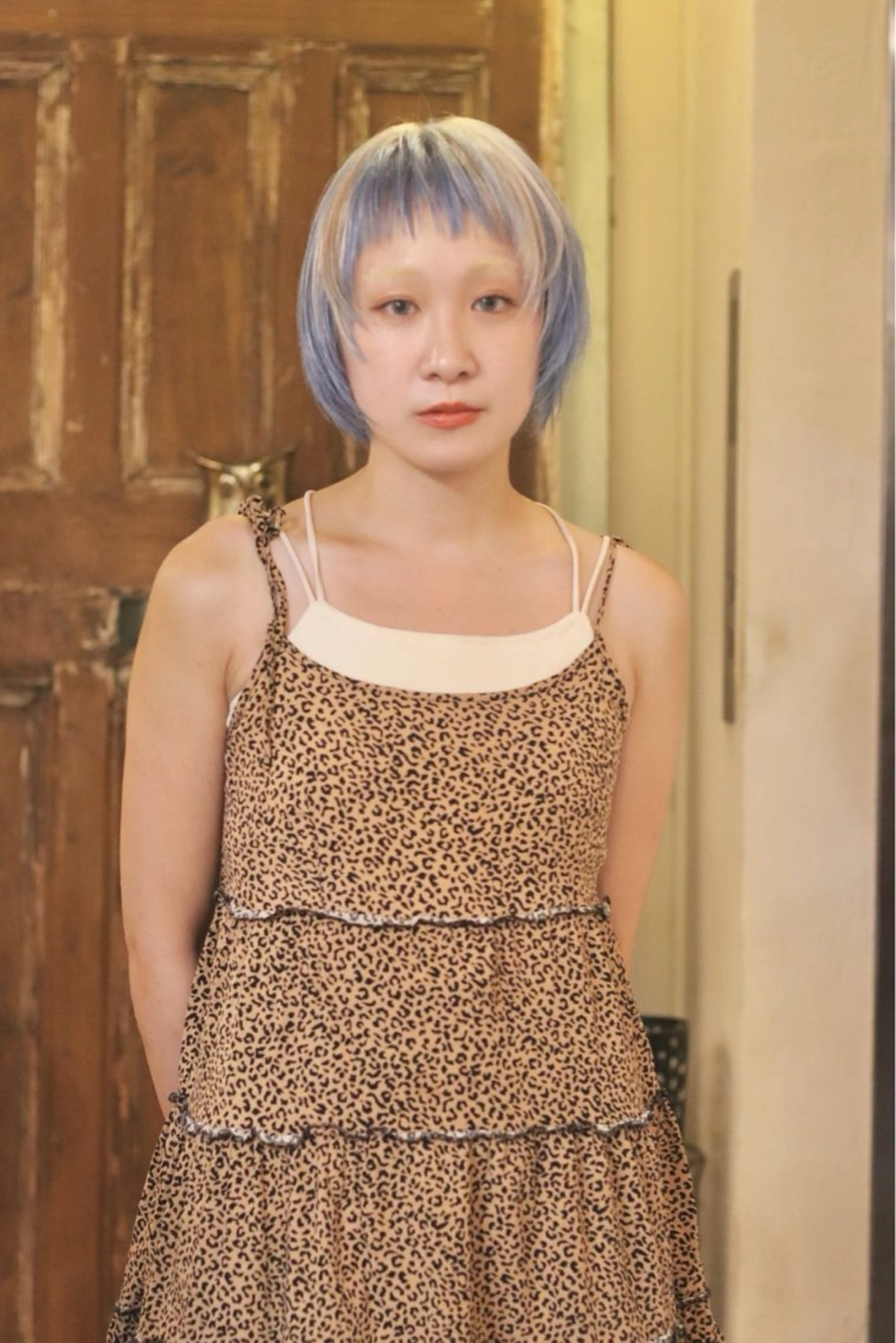 ショート カラー ベージュカラー ブルーカラー ホワイトベージュ joh/メンズ/ ブリーチ/矢場町のヘアスタイル