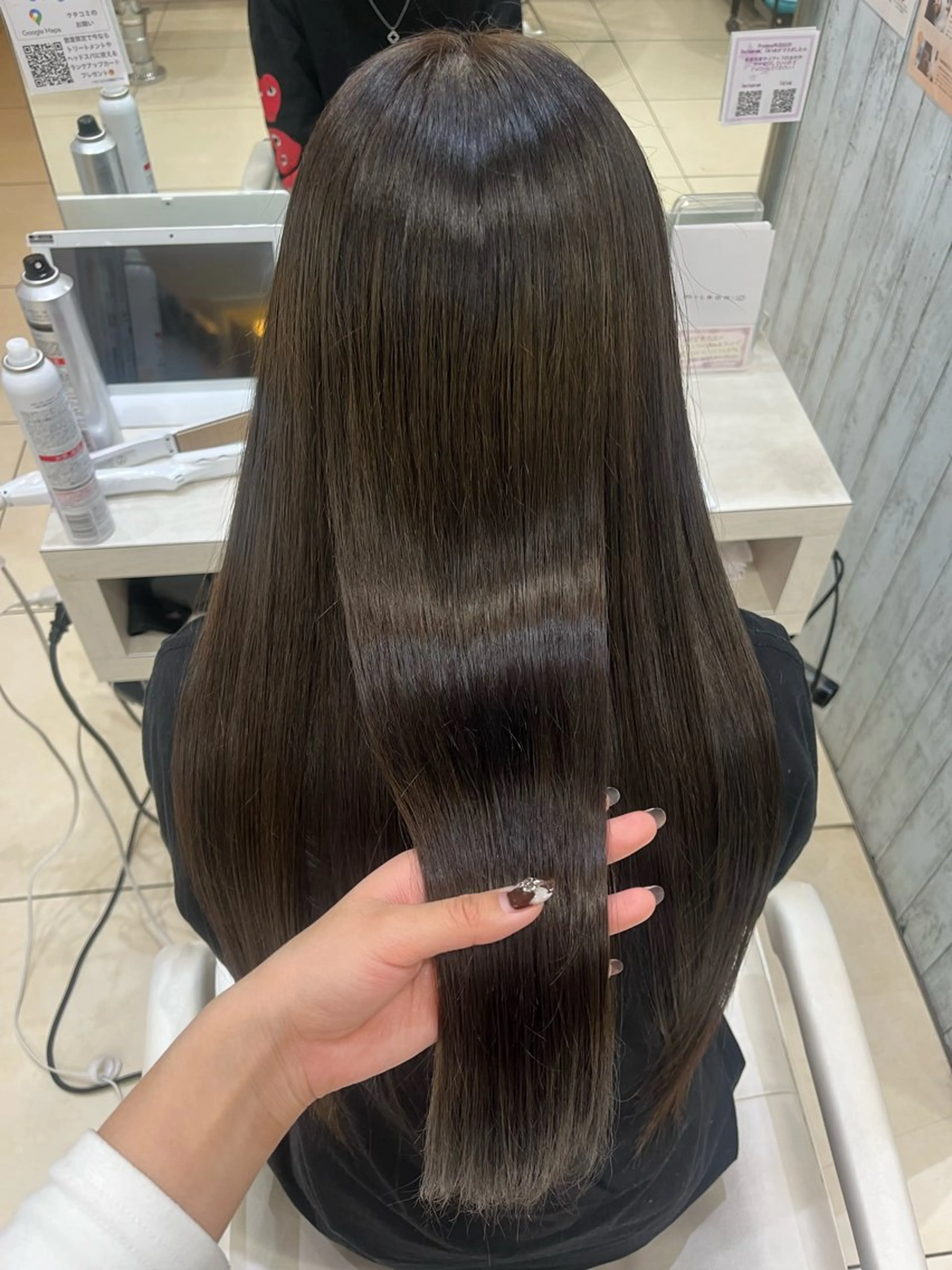 セミロング 【髪質改善カラー】 あむ·. ⟡ 🖤のヘアスタイル