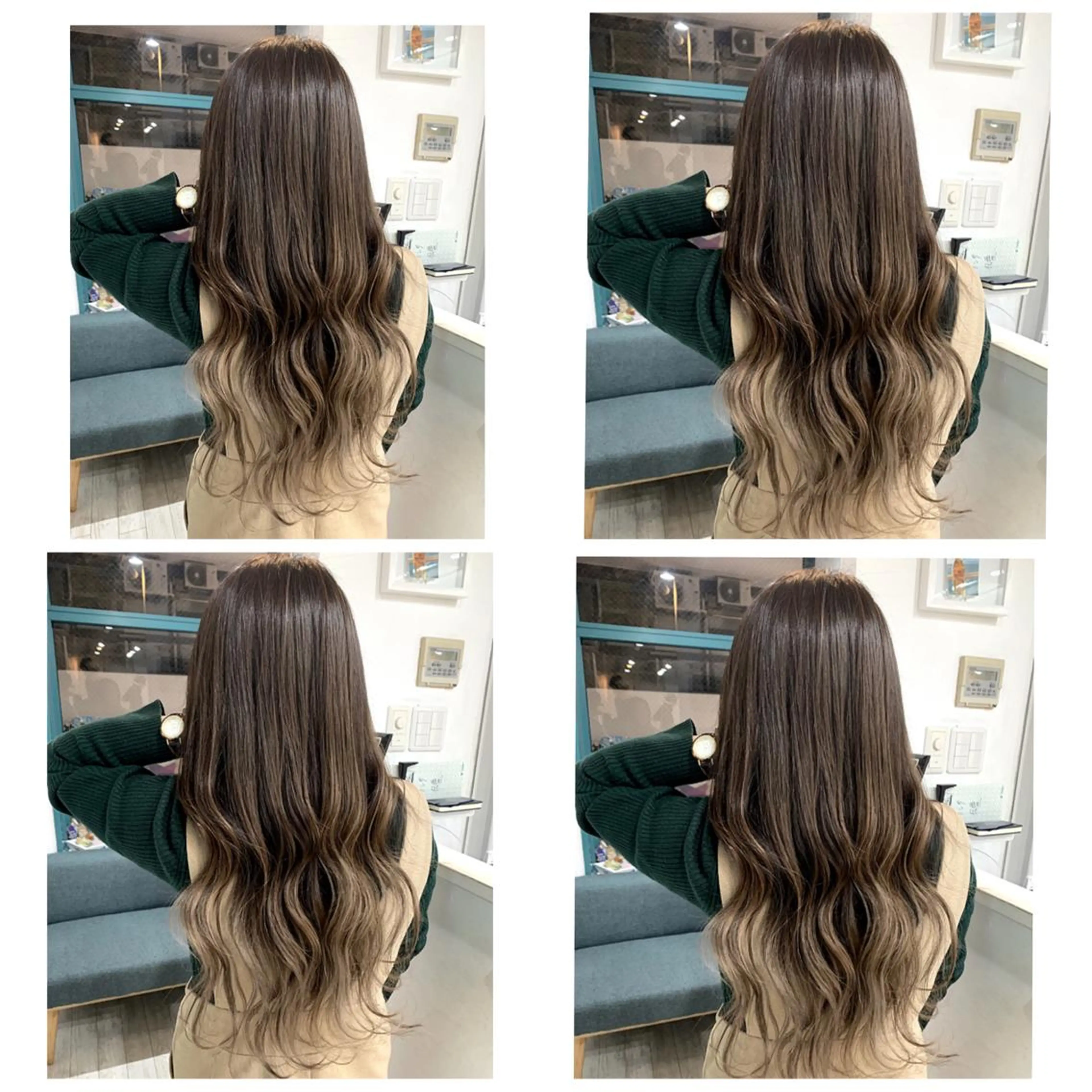 ロング カラー カット ヘアカラー 京都大人女性ショート 徒歩1分/秋山のヘアスタイル