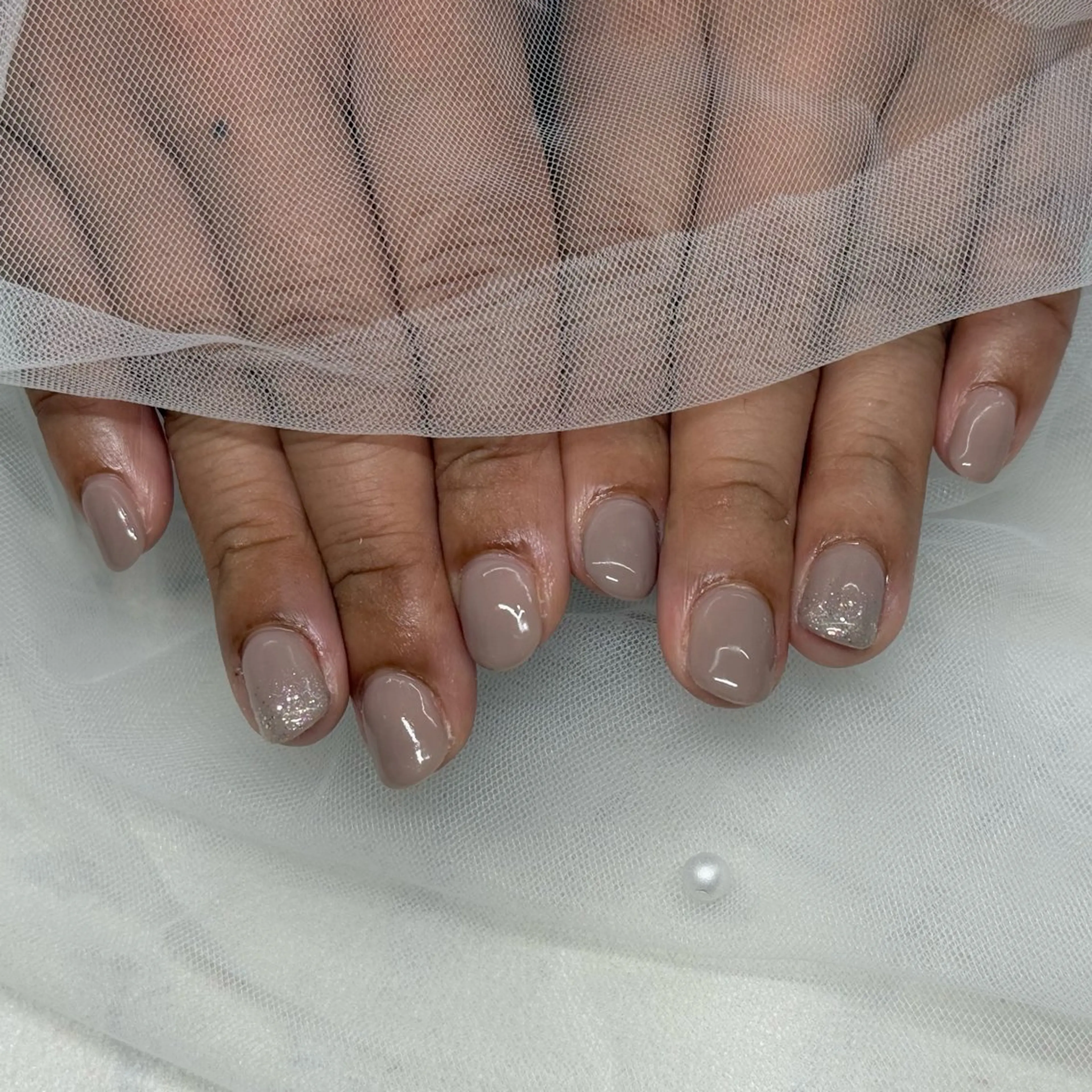 ネイル ラメ(グリッター) ハンドネイル Regina Marinaのネイルデザイン