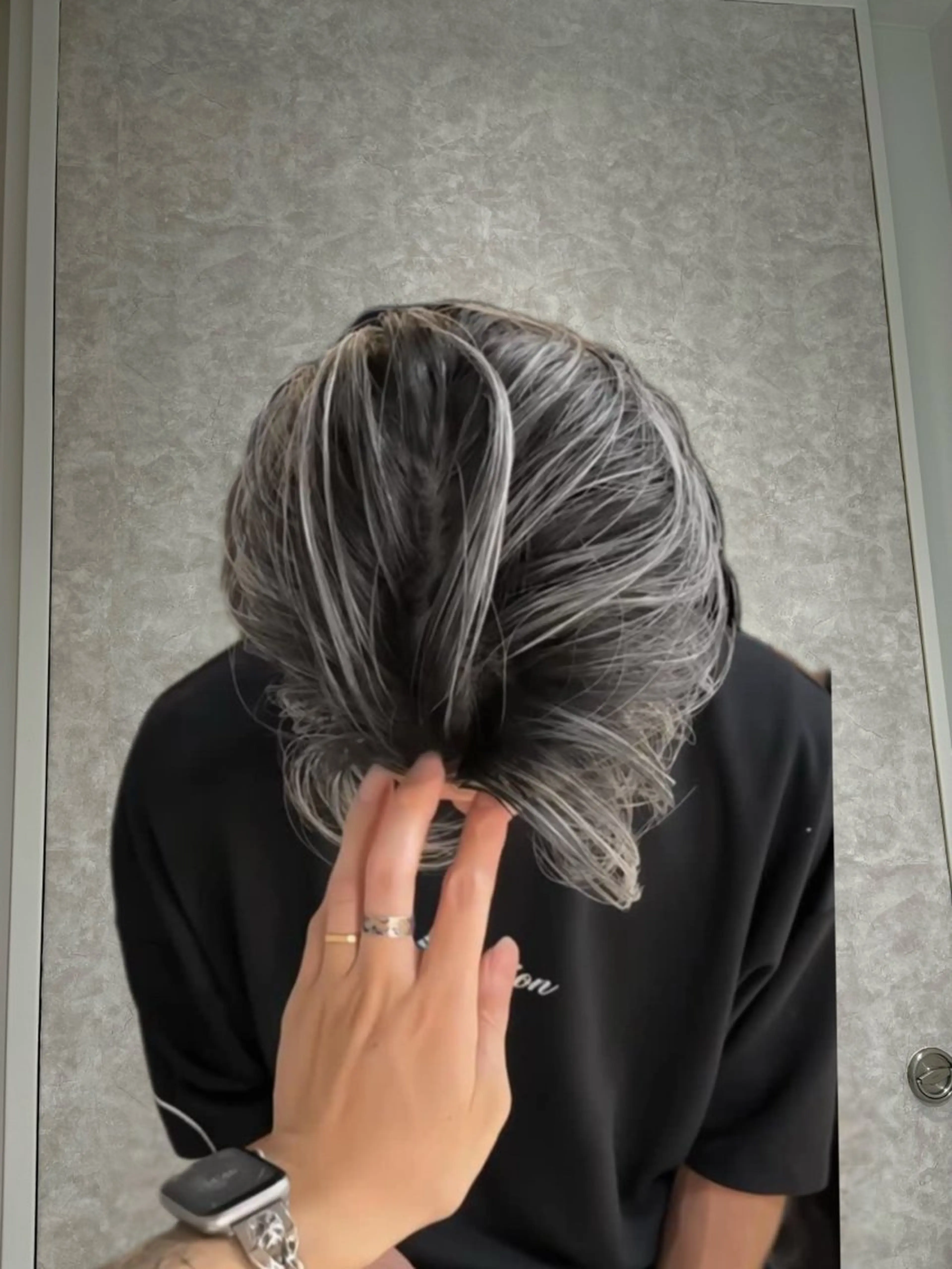 ミディアム ヘアカラー トリートメント ヘアセット ボブ職人/メンズバレ イヤージュ職人のヘアスタイル