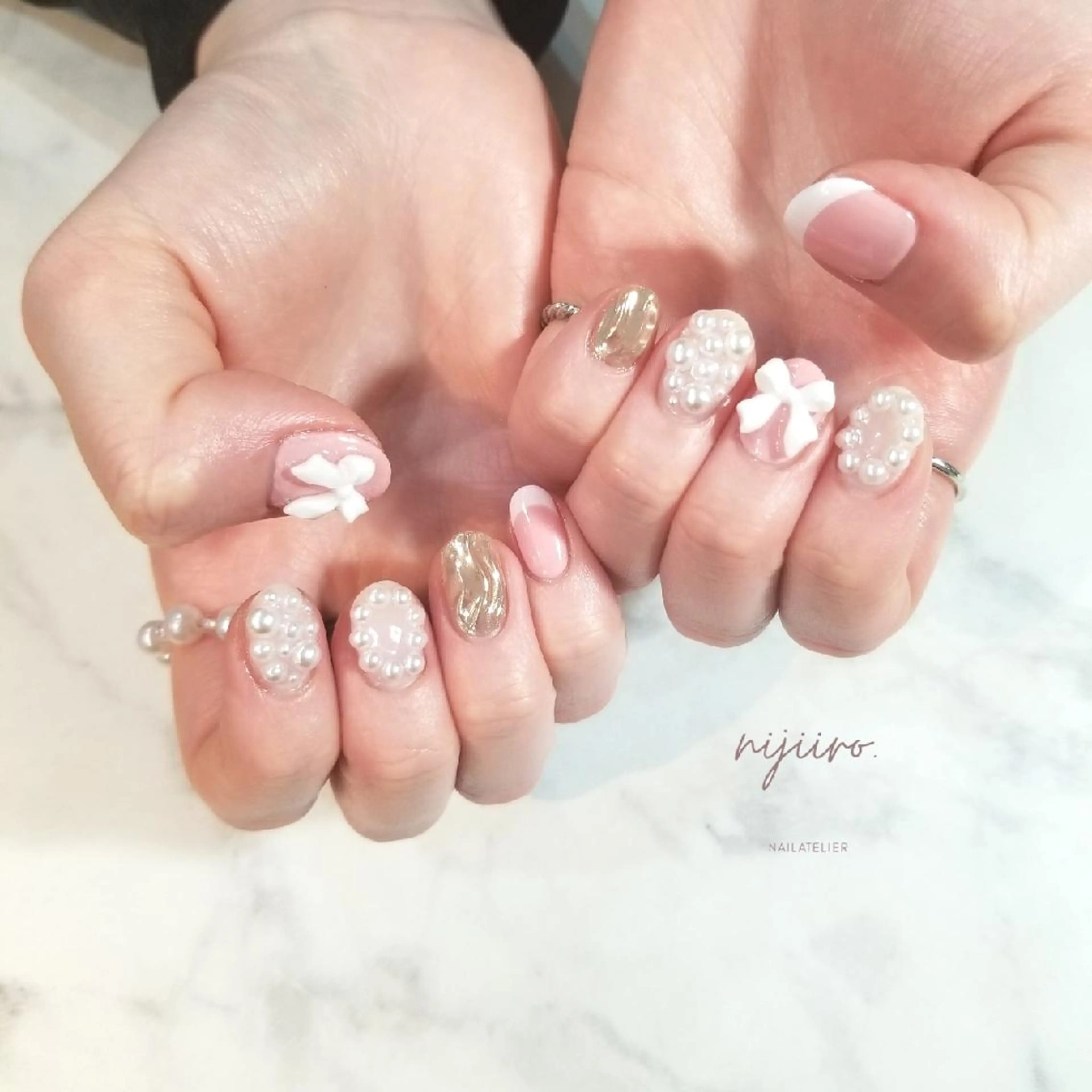 ネイル ハンドネイル nijiiro🌈 サトウのネイルデザイン