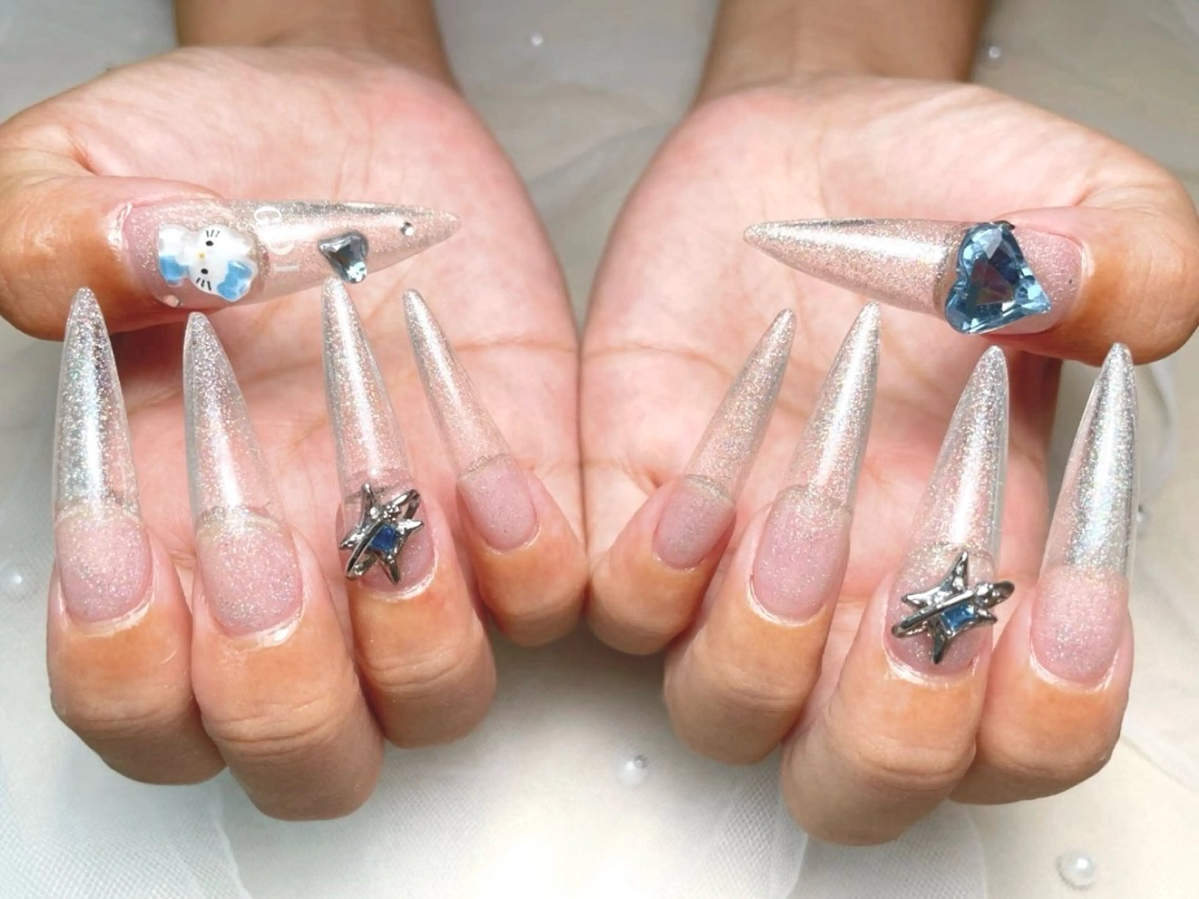 ネイル ロングネイル スーパーロングネイル lucky nail 歌舞伎町のネイルデザイン