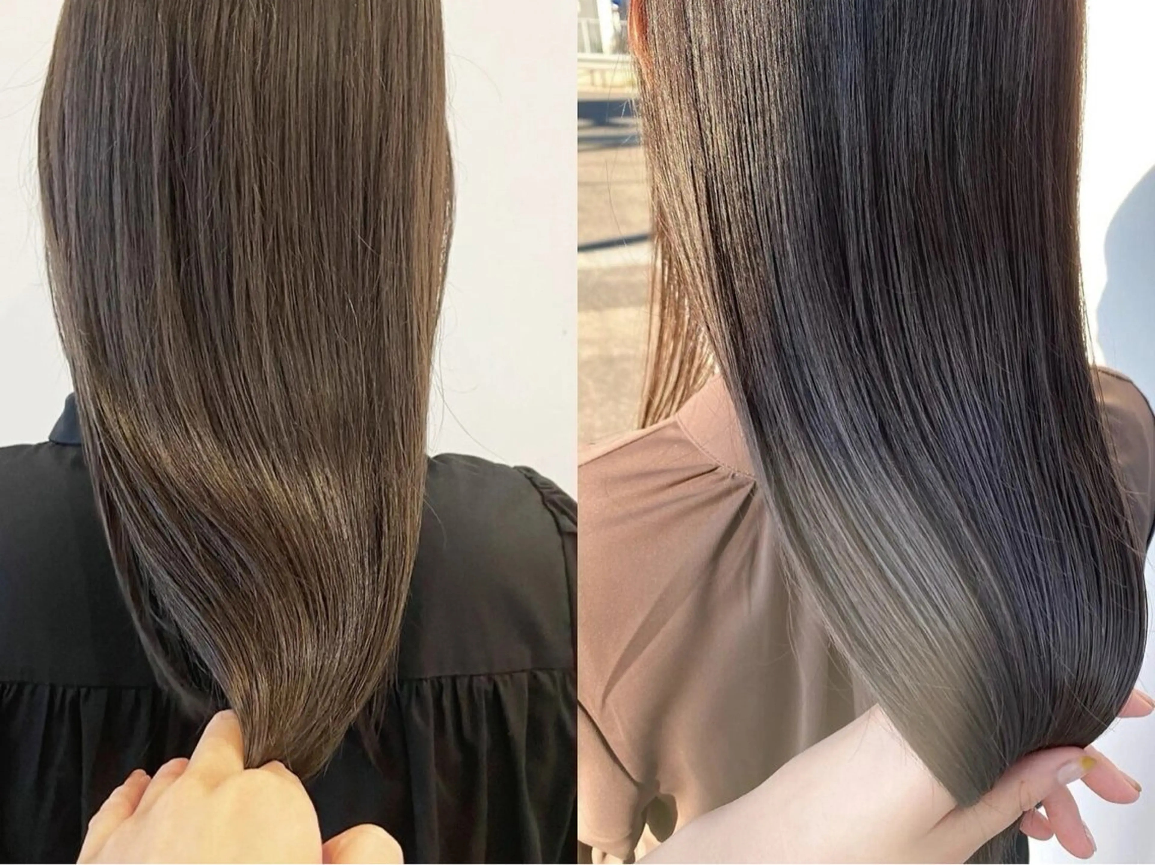 ミディアム カラー カット トリートメント 田部 勇斗のヘアスタイル