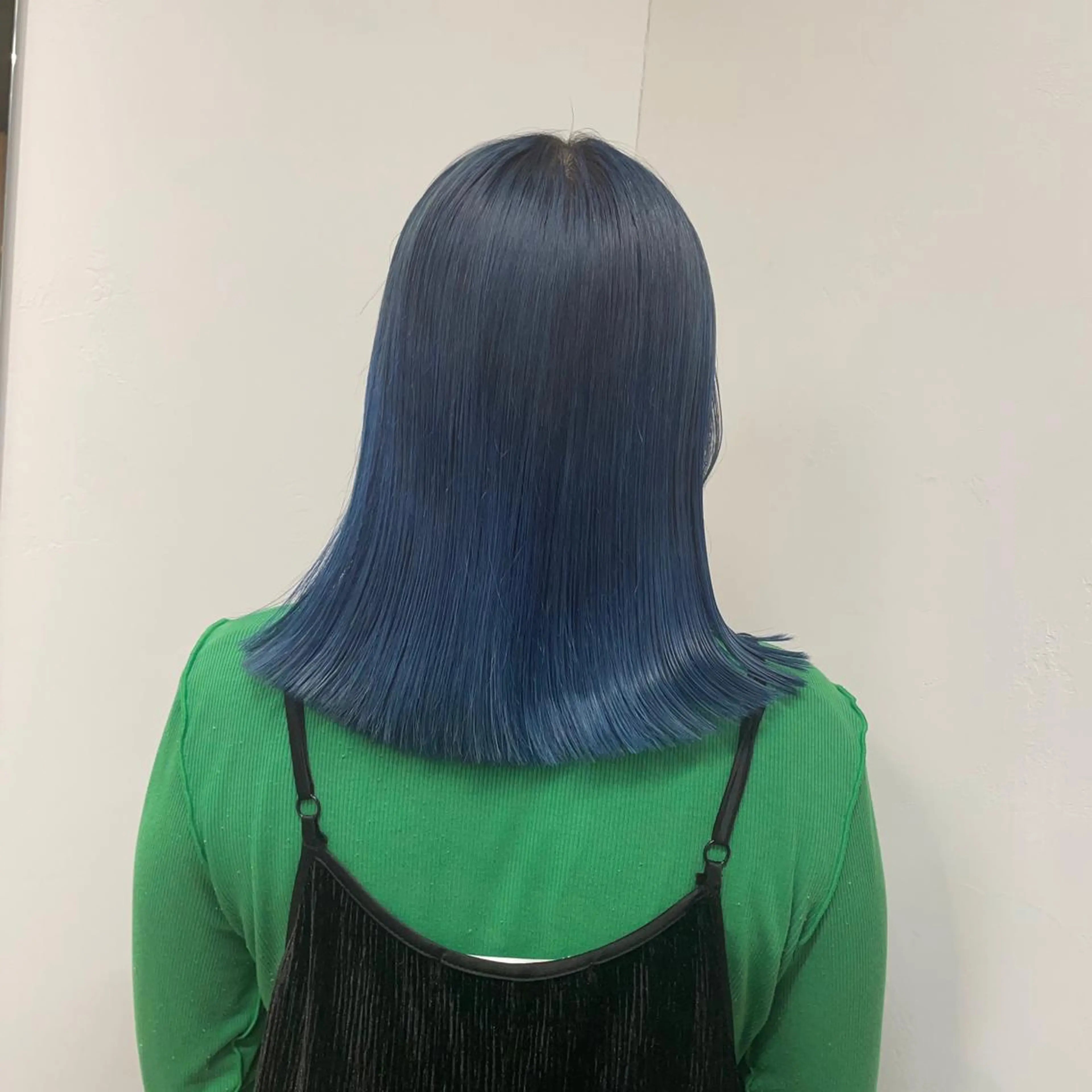 セミロング カラー ダブルカラー,透け カラーHINARIのヘアスタイル