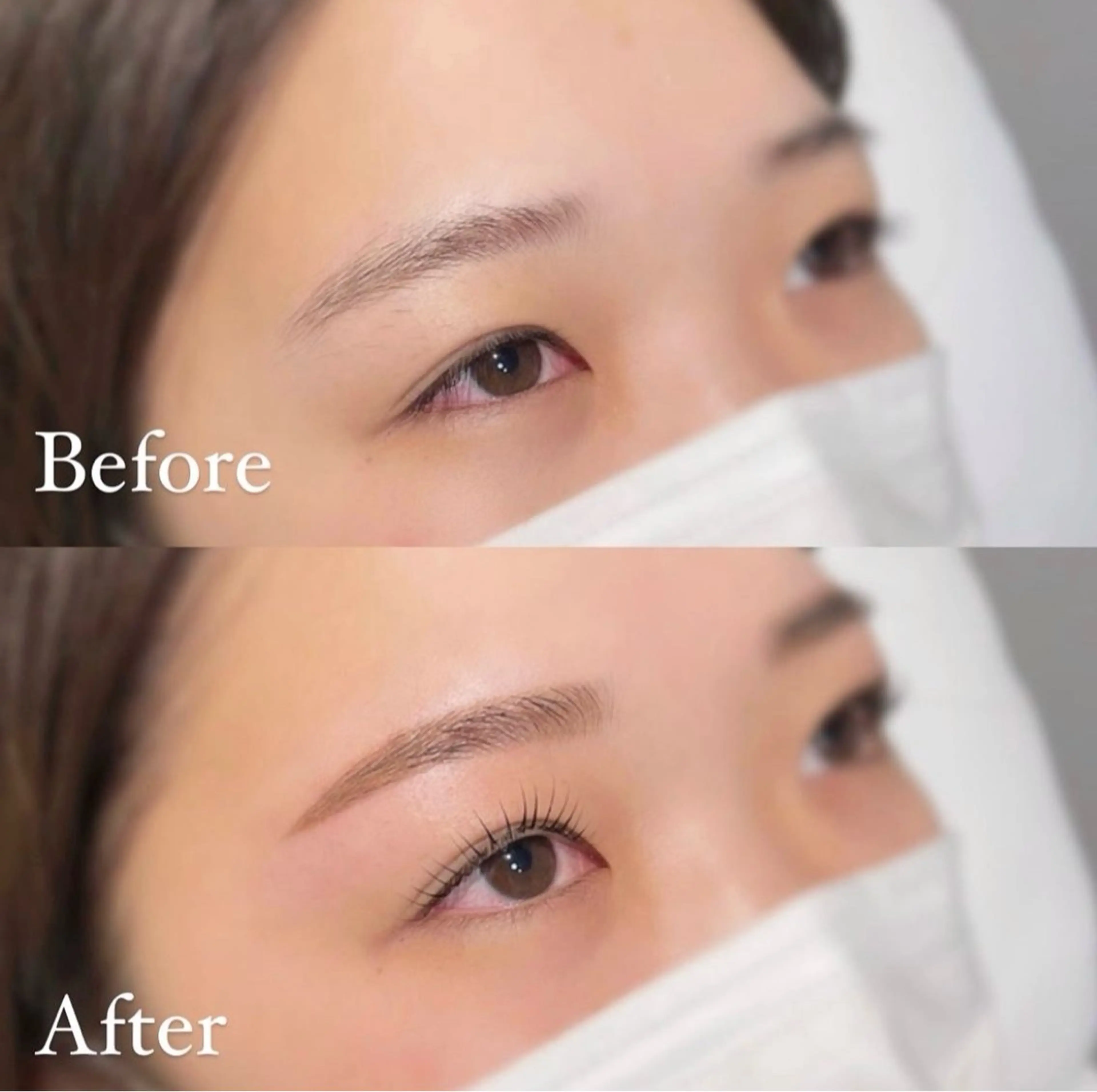 まつ毛パーマ＋眉毛ワックス【2回目以降➕1000円】の写真