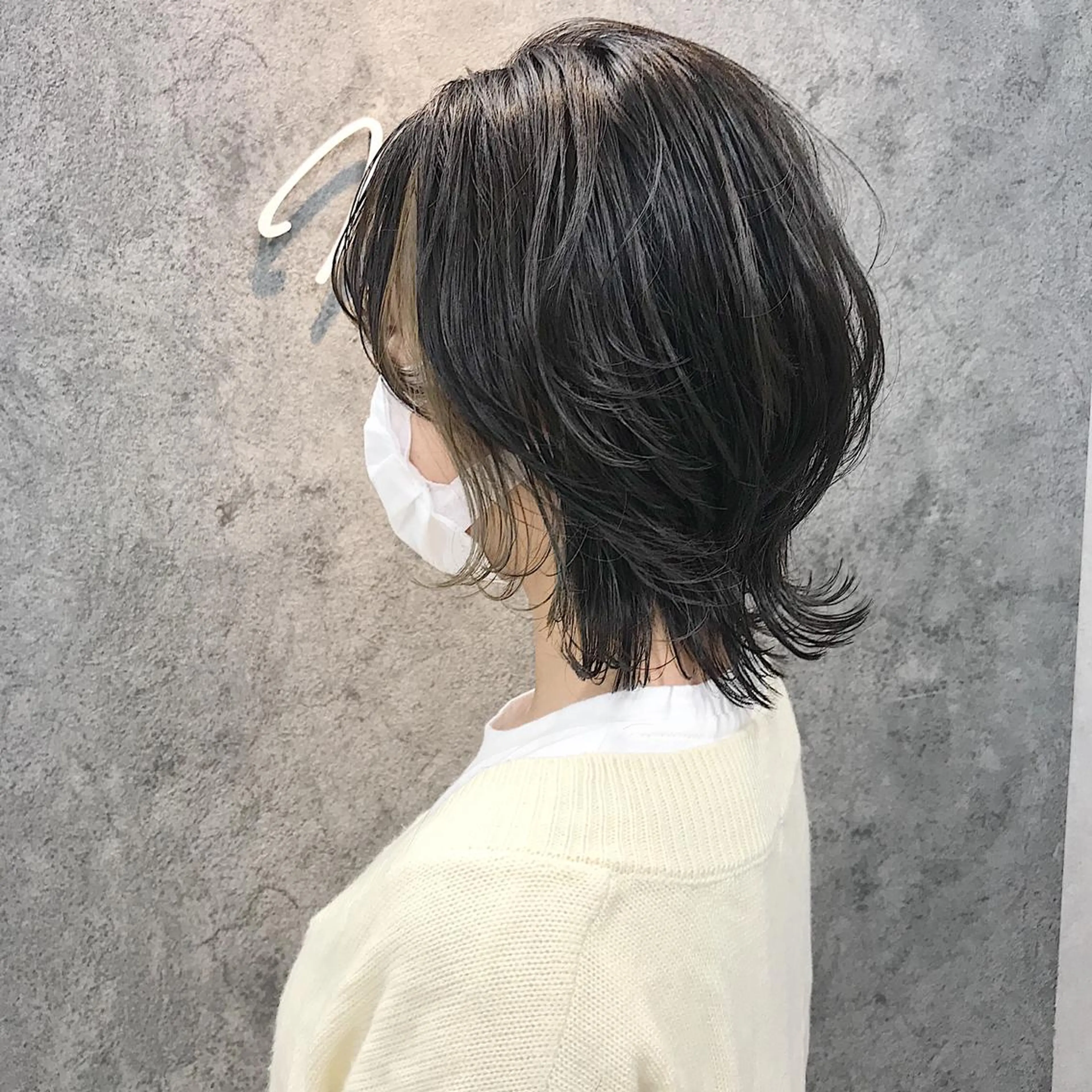 ショート ショートヘア ウルフカット カット ヘアカラー トリートメント 所渉/韓国レイヤー /ウルフカットのヘアスタイル