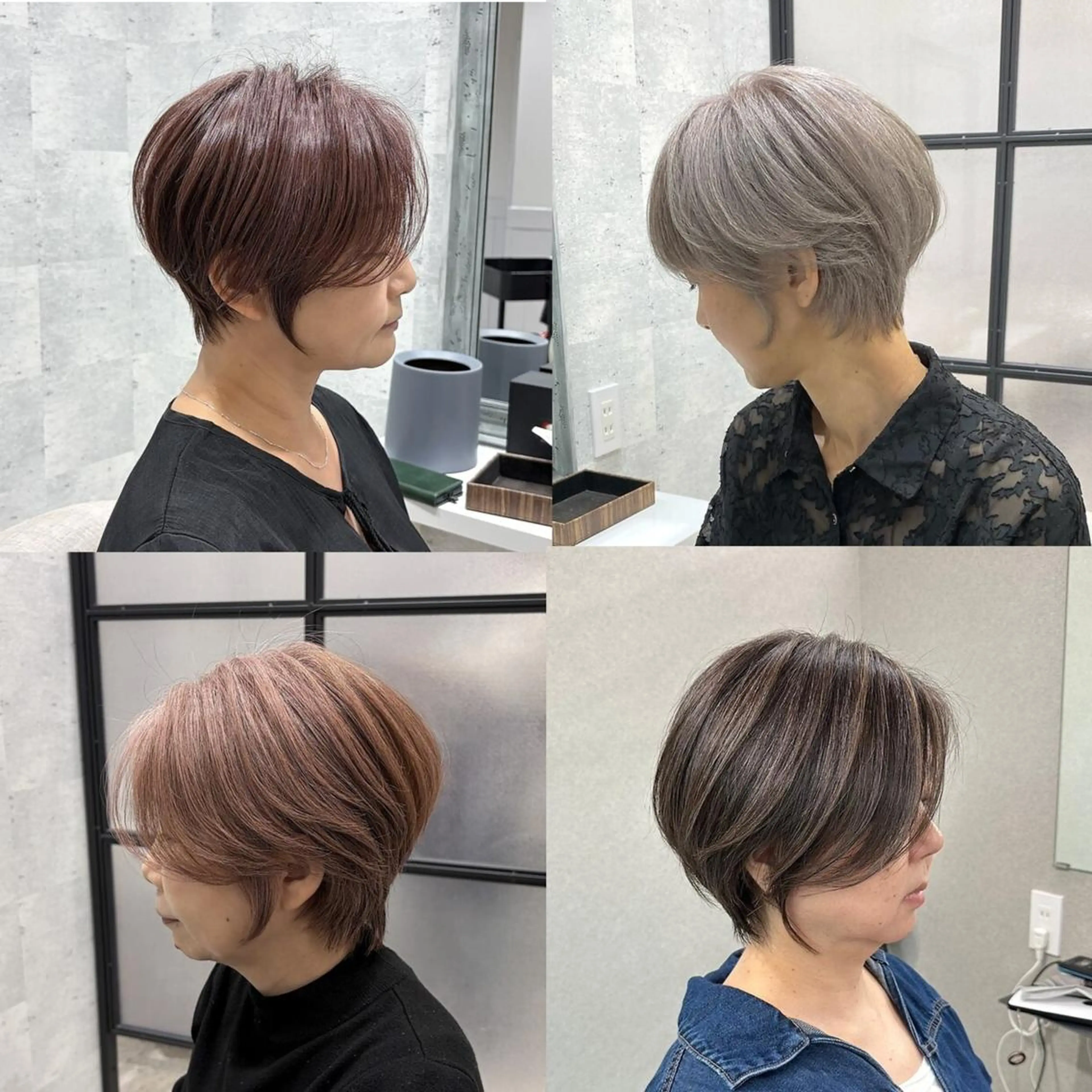 リピーター|【2ヶ月以内のメンテナンス】白髪ぼかしカラー+似合わせカット+トリートメント(ブリーチなし白髪ぼかし可✨)の写真