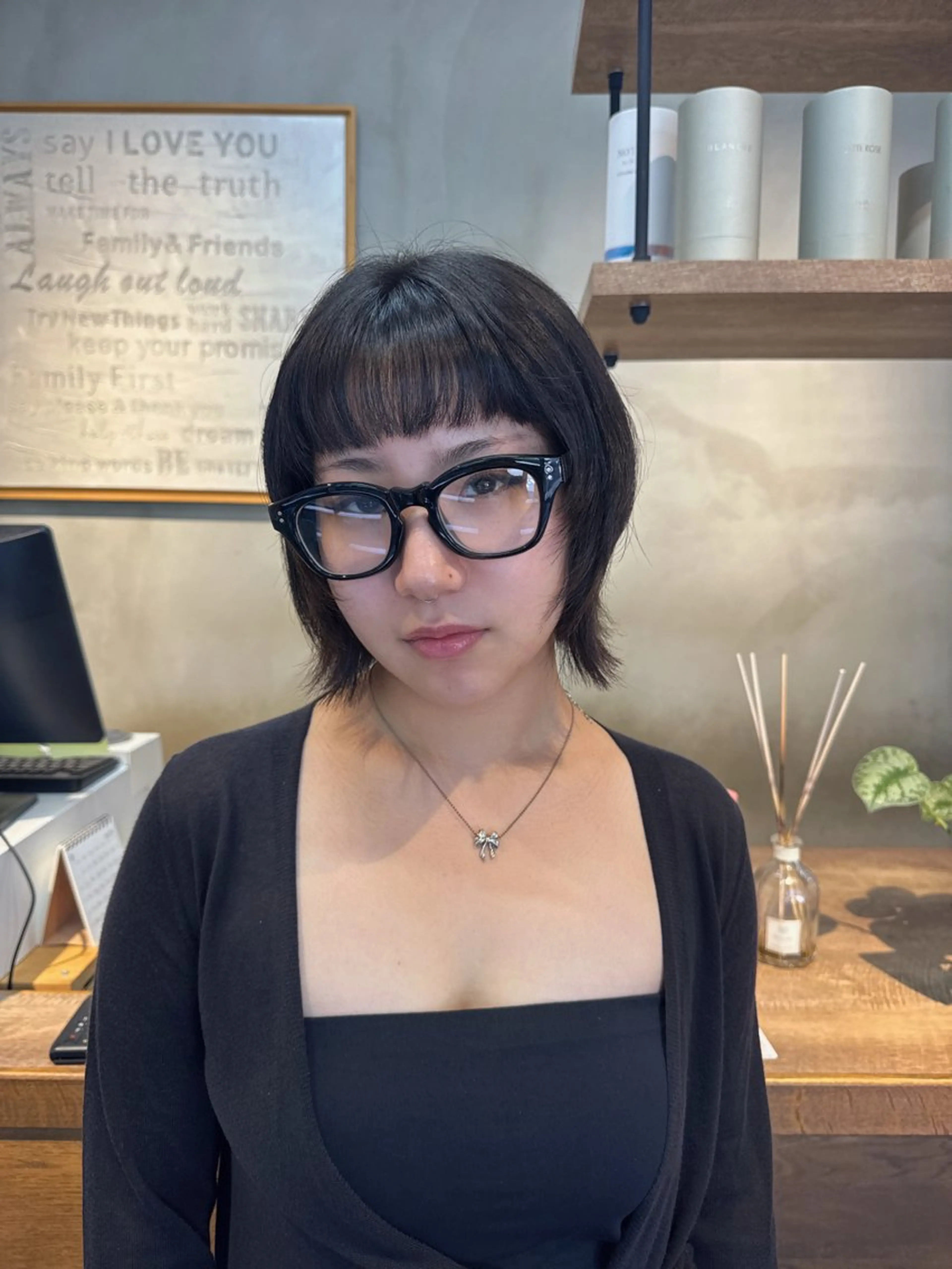 ショート カット トリートメント 暖色カラー🤎Red Neo　meiのヘアスタイル