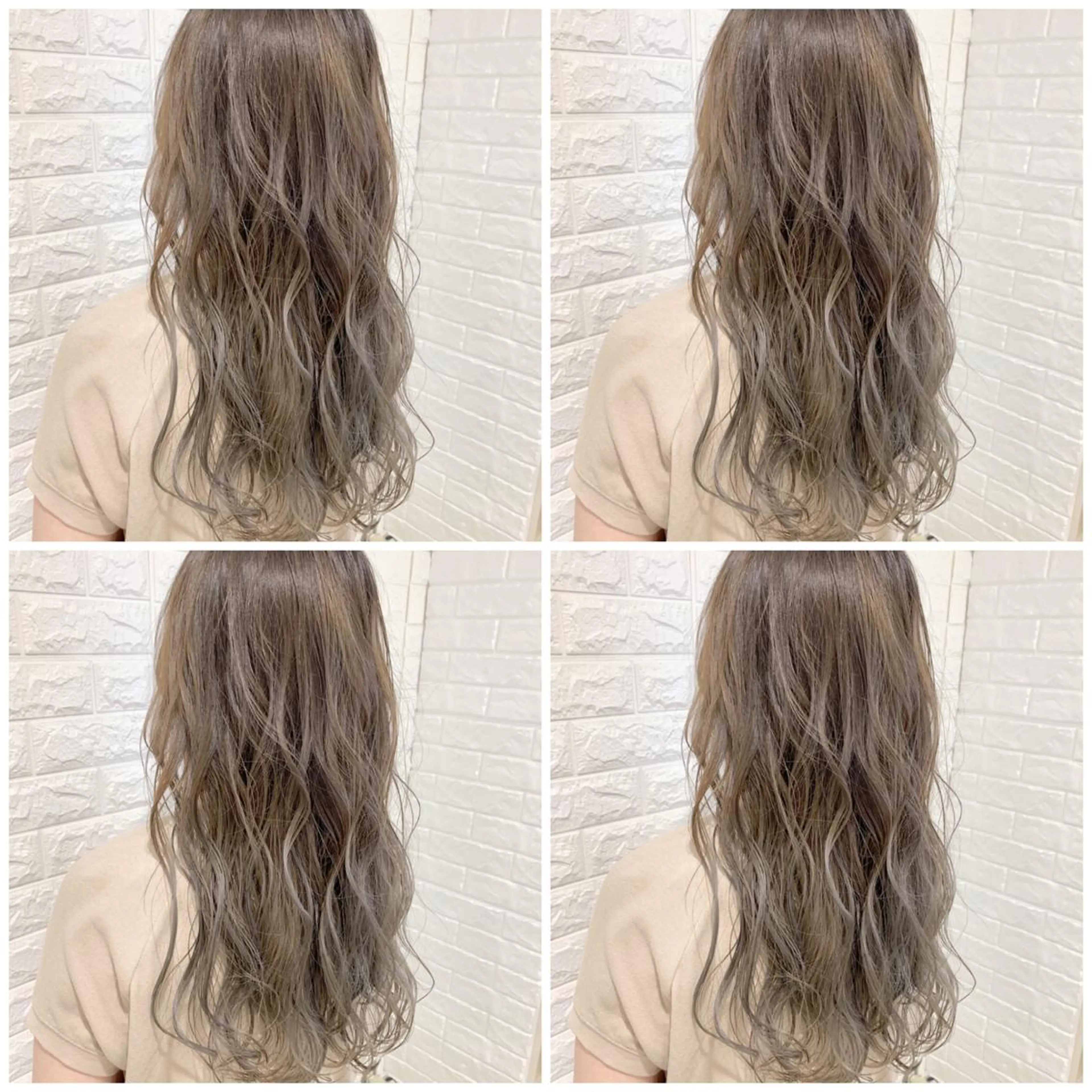 ロング カラー ブリーチ グラデーションカラー グレージュ カット ヘアカラー ハイトーン/ブリーチ 山崎　悠次のヘアスタイル