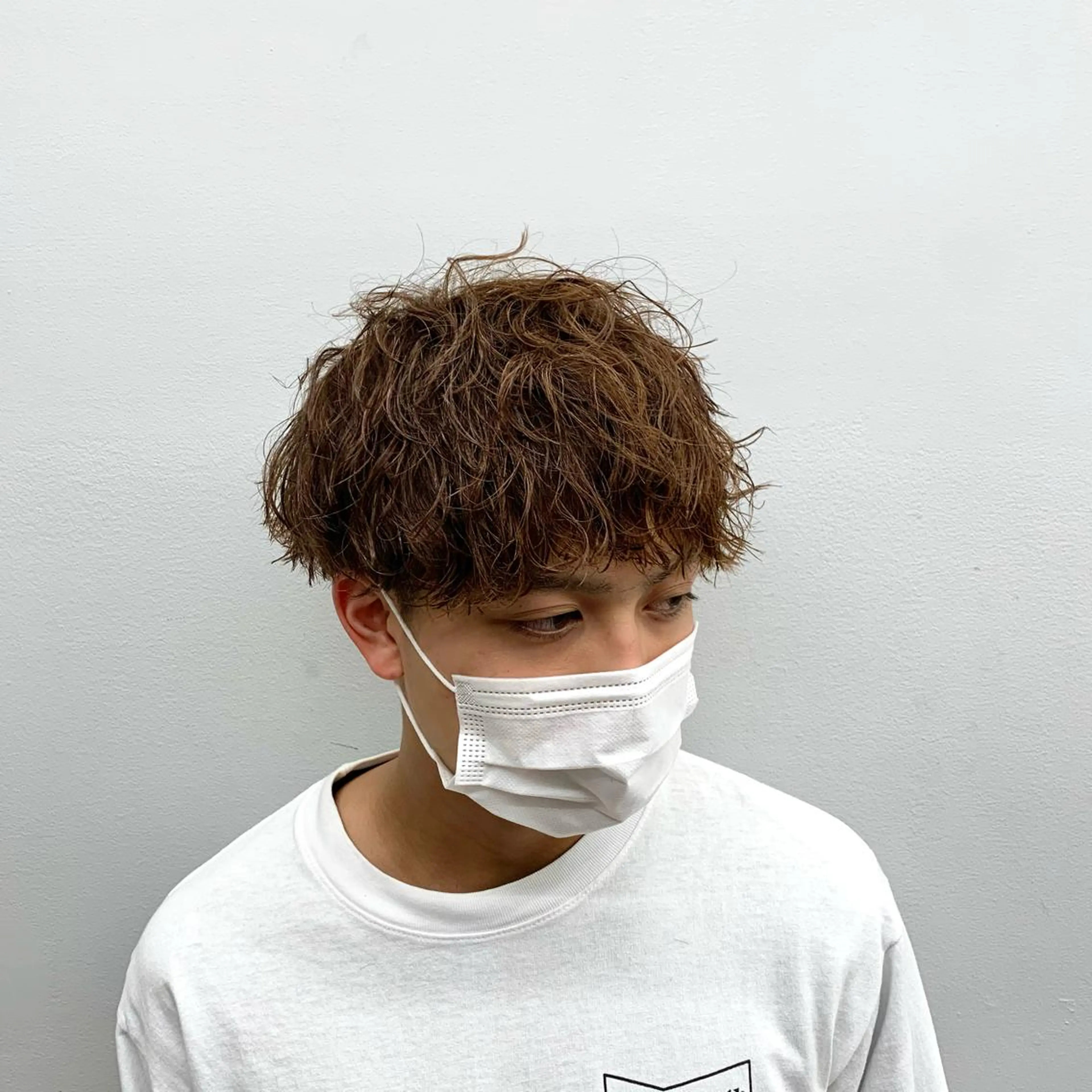 ショート メンズ カルマパーマ メンズパーマ メンズ特化美容師/ 新井　洸太のヘアスタイル