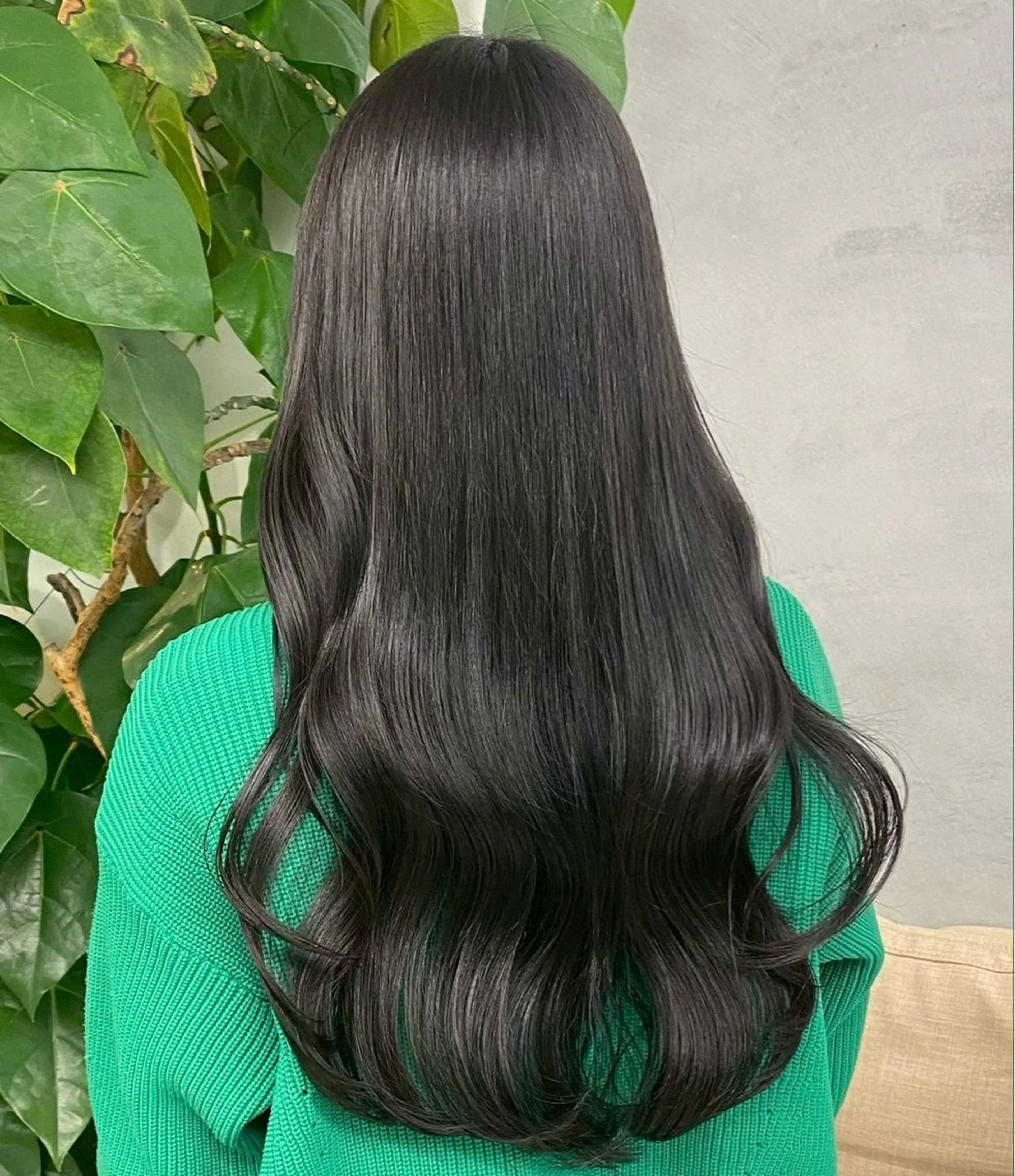 ロング カラー ブラウンカラー 透明感カラー 韓国風ヘア ロング ✨️赤み消しカラー/ ミルクティーベージュのヘアスタイル