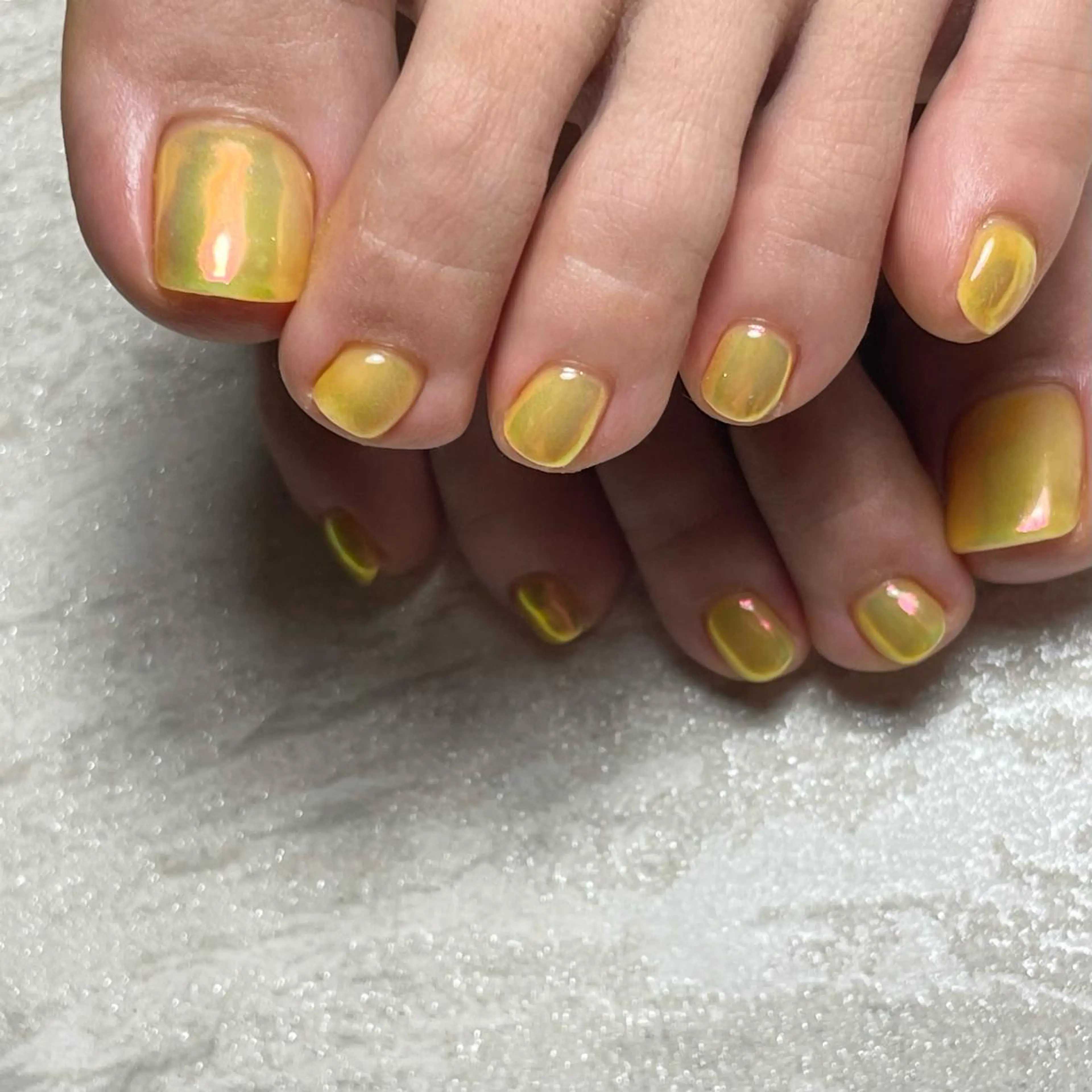 ネイル 氷ネイル・うるうるネイル フットネイル Colorer'me クロレミーのネイルデザイン