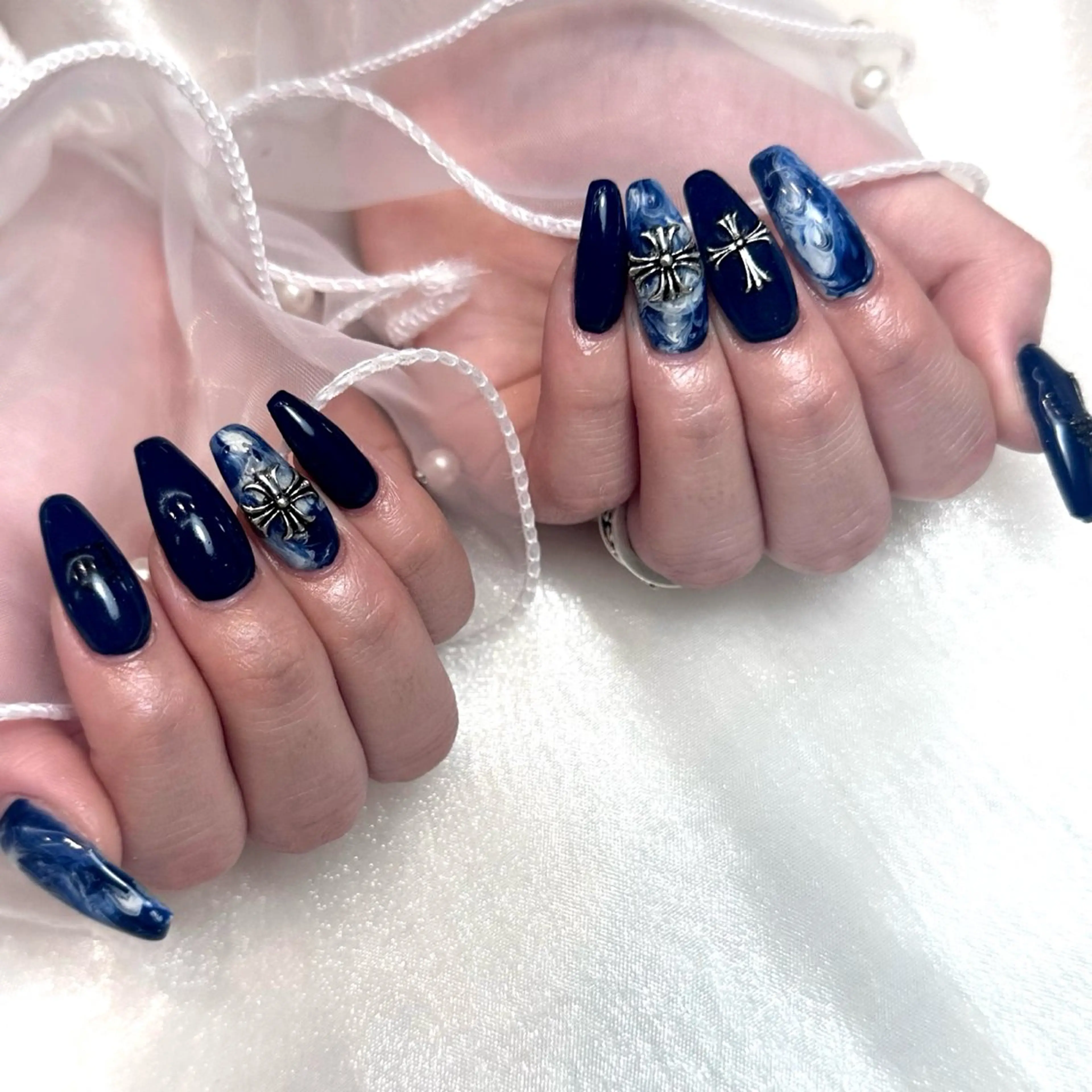 ネイル 大理石ネイル(マーブル) ume hairsalon所属・nono/ 熊取ﾈｲﾙｻﾛﾝのネイルデザイン