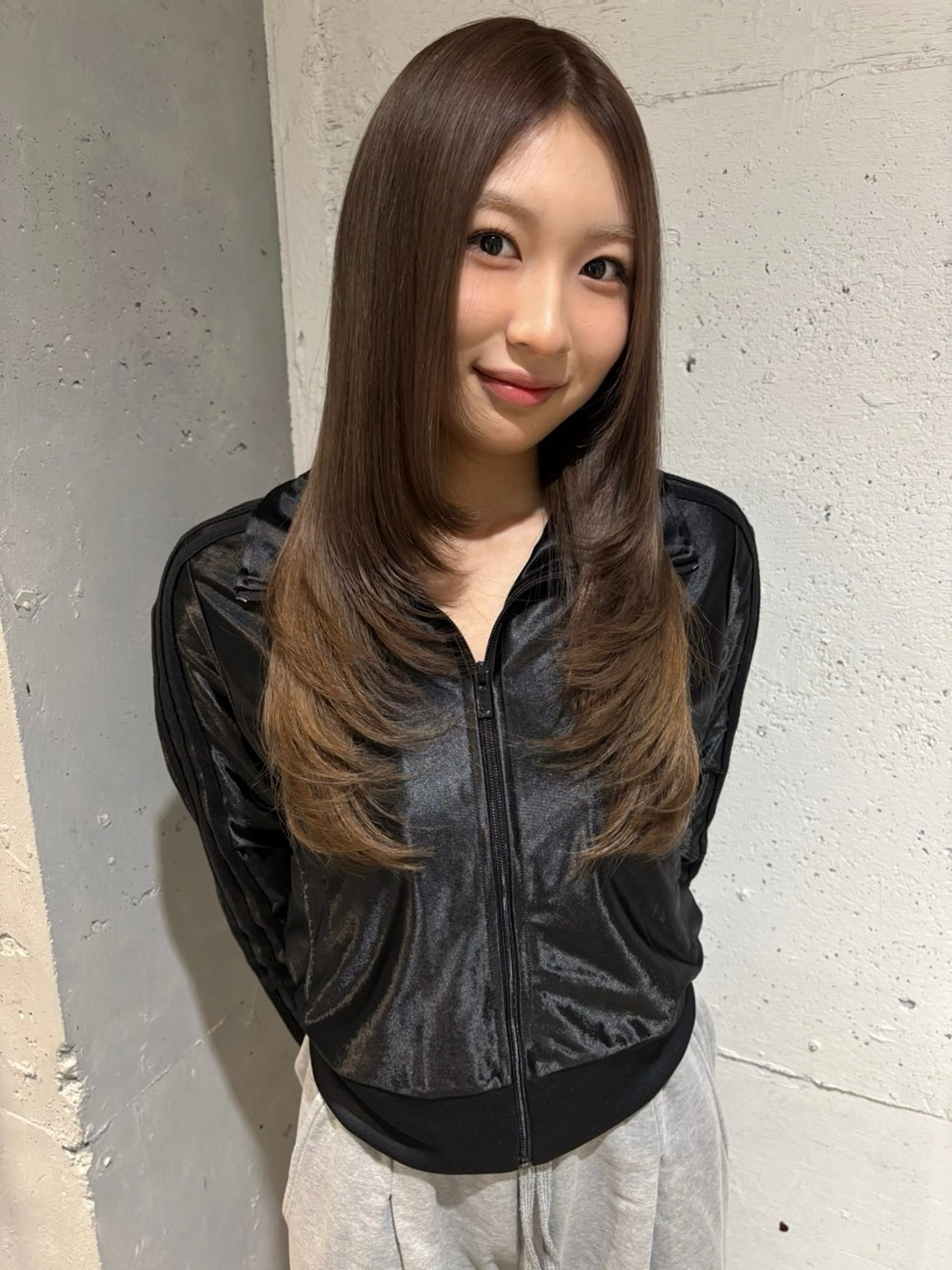 ロング カット ヘアカラー トリートメント Juna✂️ レイヤー / ボブのヘアスタイル