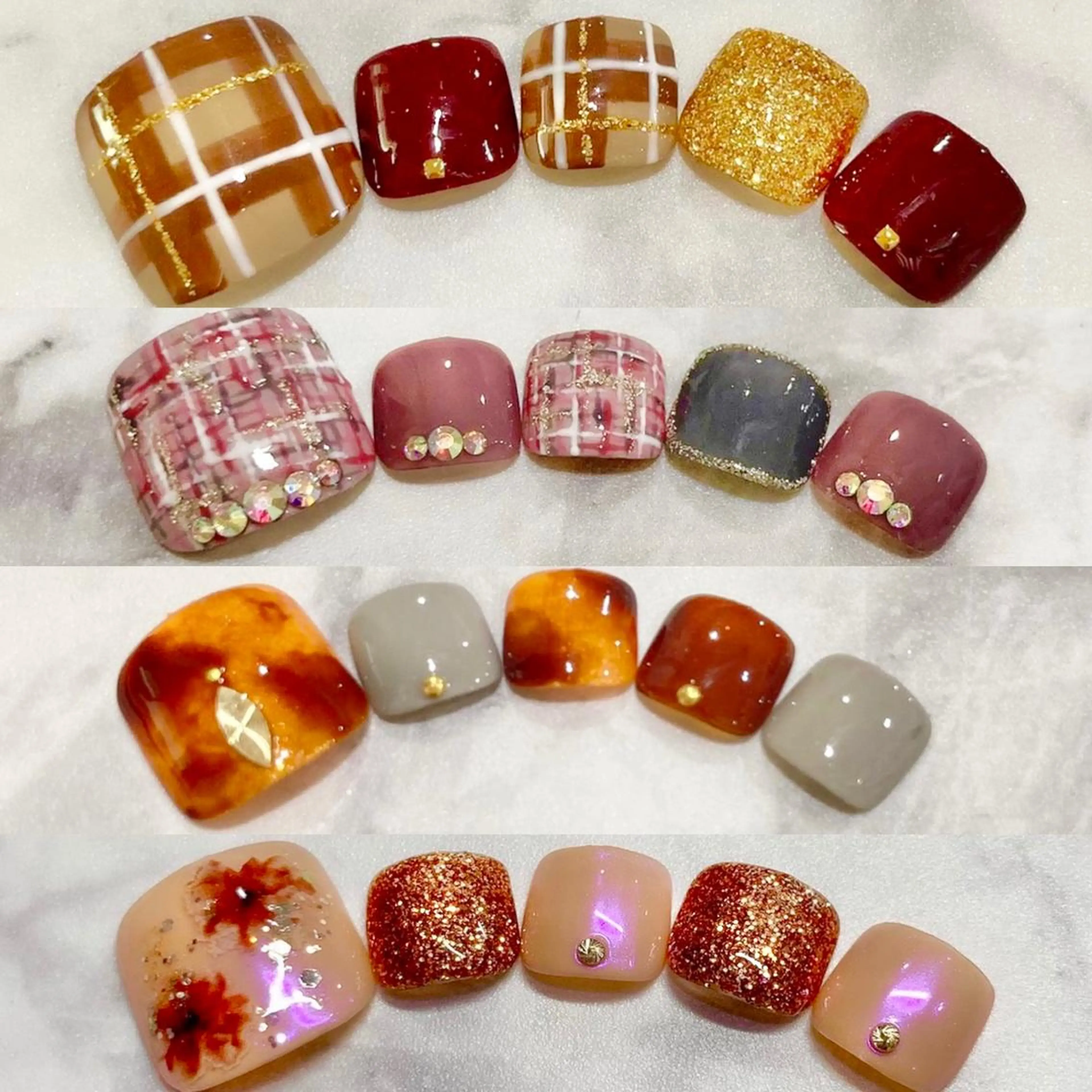 ネイル フットネイル ジェルネイル ニュアンスネイル パラジェル Nail&eye Belire 新宿のネイルデザイン