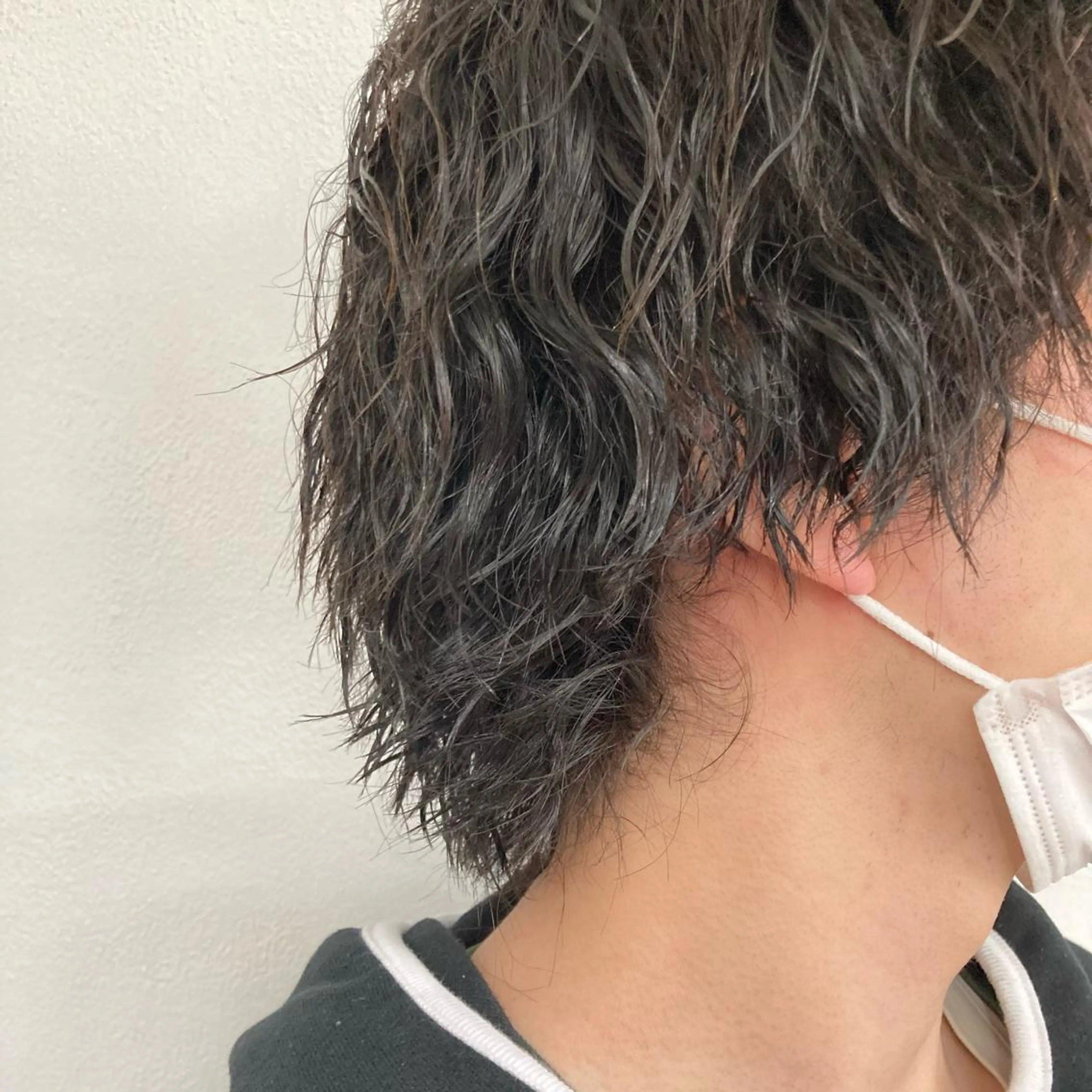 ショート パーマ ウルフレイヤー エクステ/kokiのヘアスタイル