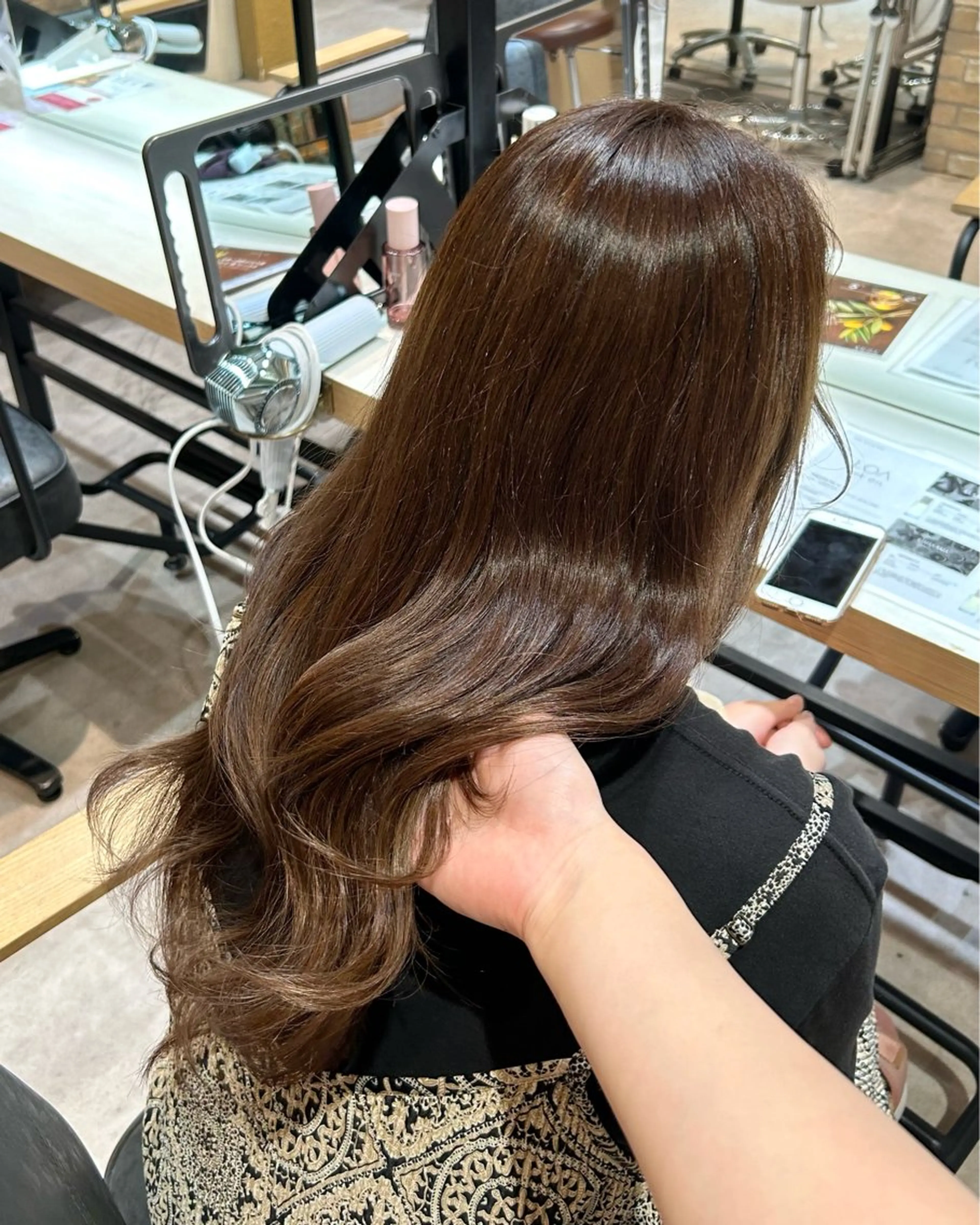 ロング カラー ベージュカラー ヘアカラー レイヤー/nail COCOROのヘアスタイル